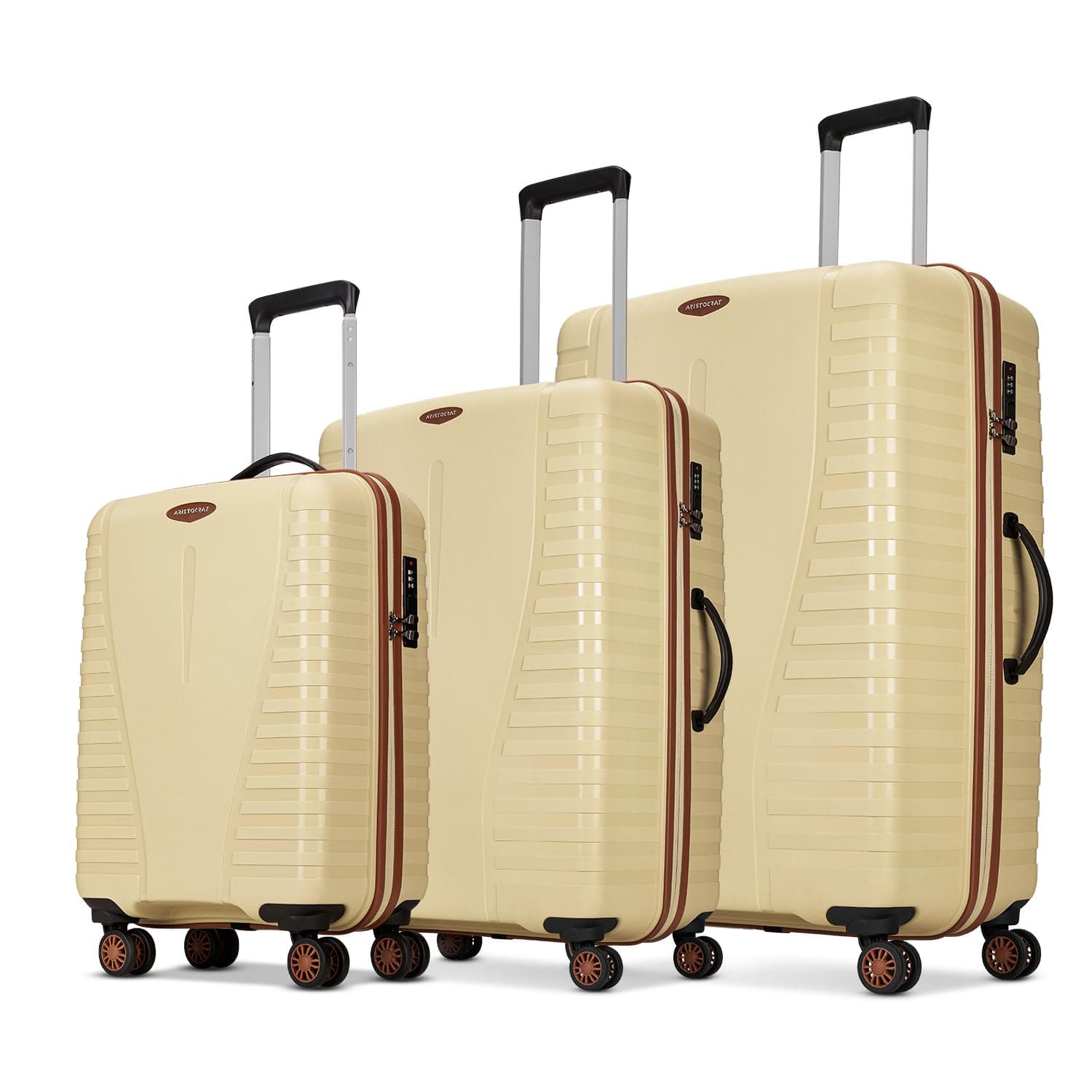 Aristocrat Airpro Max Set of 3 (S+M+L) Trolley Bags, Mojave Desert