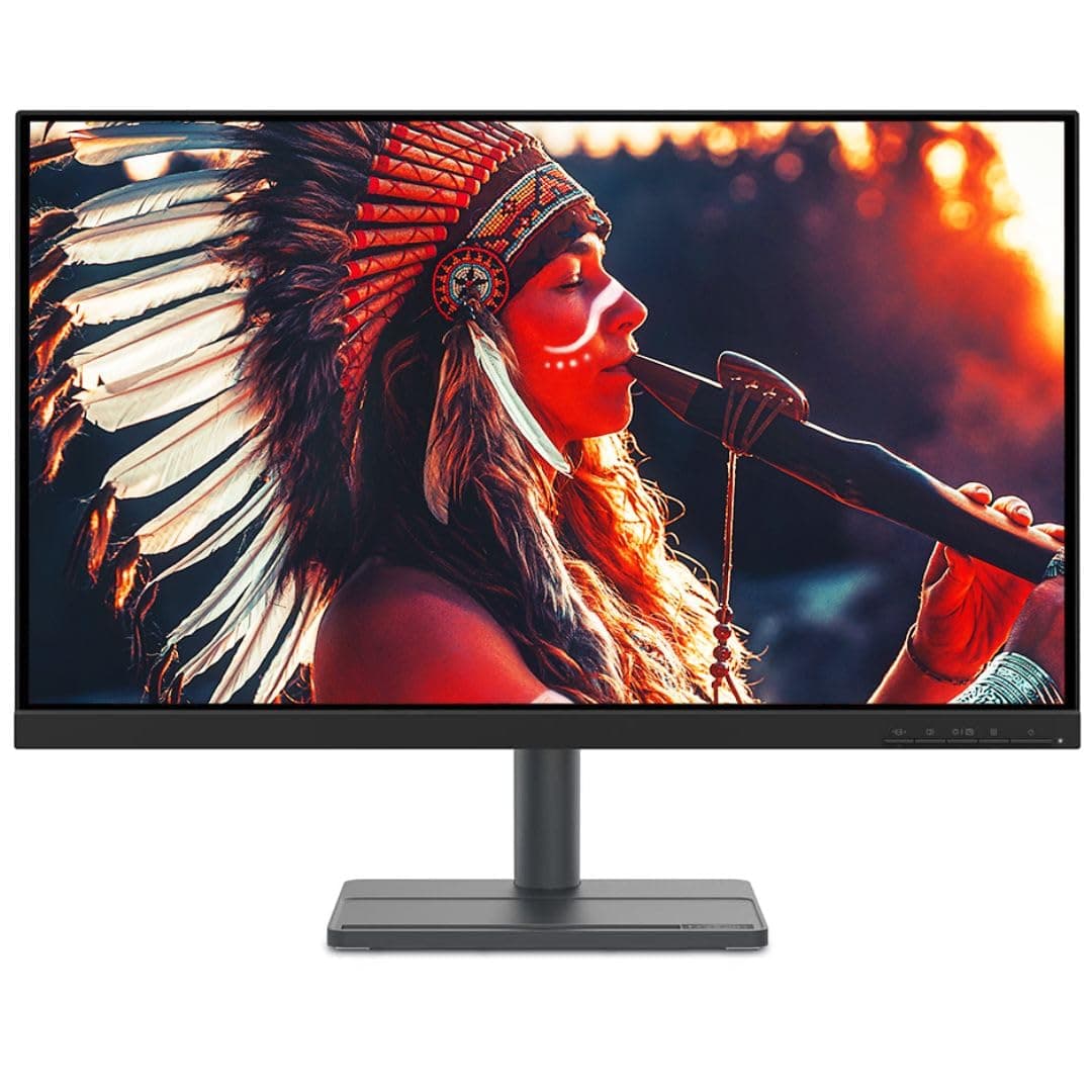 Lenovo L-Series 68.58 cm (27 inch) FHD IPS Ultraslim Monitor |16.7 Mn Colors, 75Hz, 4ms, AMD FreeSync, HDMI, TUV Eye Comfort & Low Blue Light, Smart Display Customization Artery - L27e-30