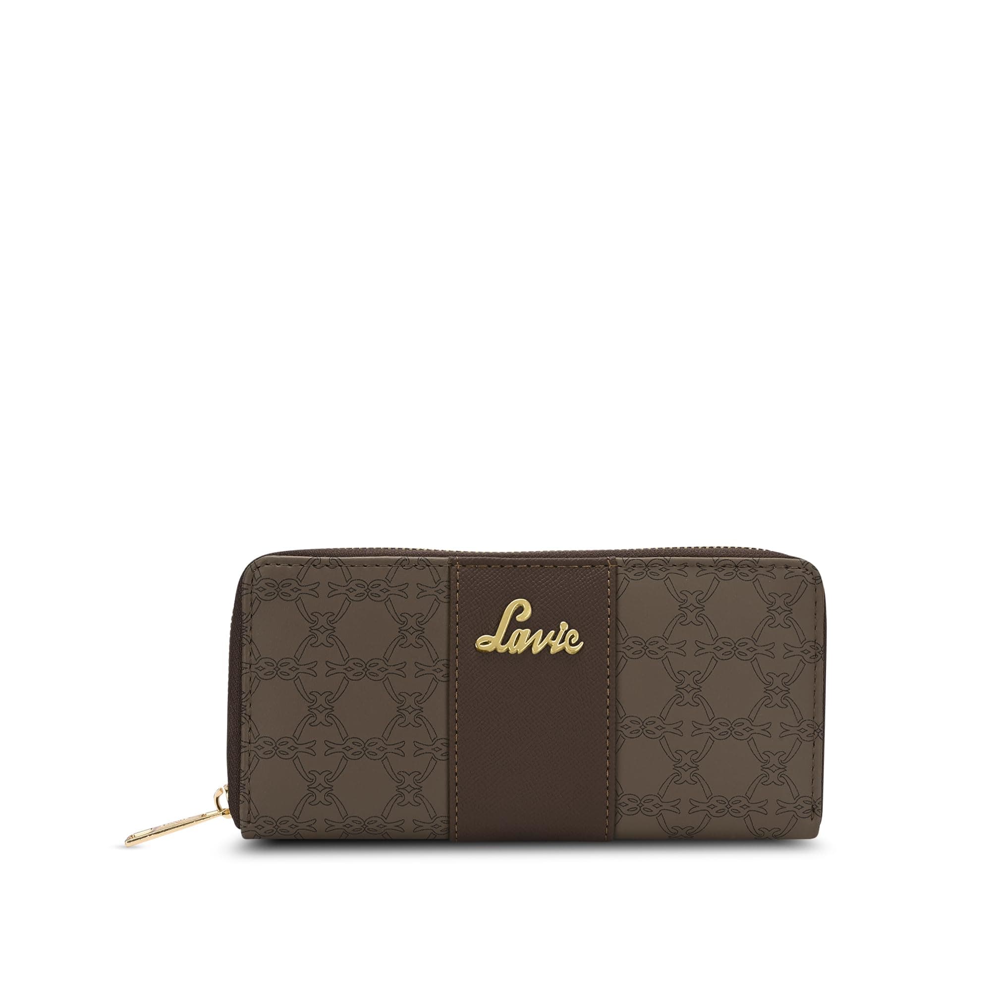 Lavie Women's Sacy Wallet | Ladies Stylish Purse Bag | Zip Around Wallet | Gift for Women | Rakhi Gift for Sister