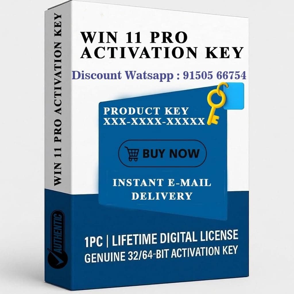 KeySwap Win 11 Pro Retail License Key (1 User/PC, Lifetime Validity) 32/64 Bit | Unlimited Reinstallations (Quick Delivery) Lifetime Regular Updates | Latest Updated