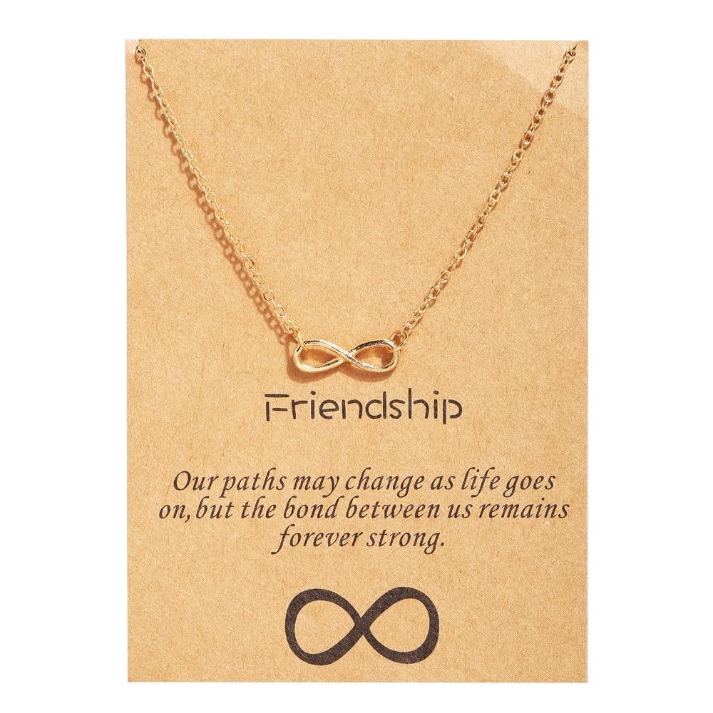 Fashion Frill Exclusive Pendant For Girls Infinite/Infinity Gold Plated Chain Necklace For Women Girls Women's Jewellery Gift For Anniversary Stylish Pendant (Casual)