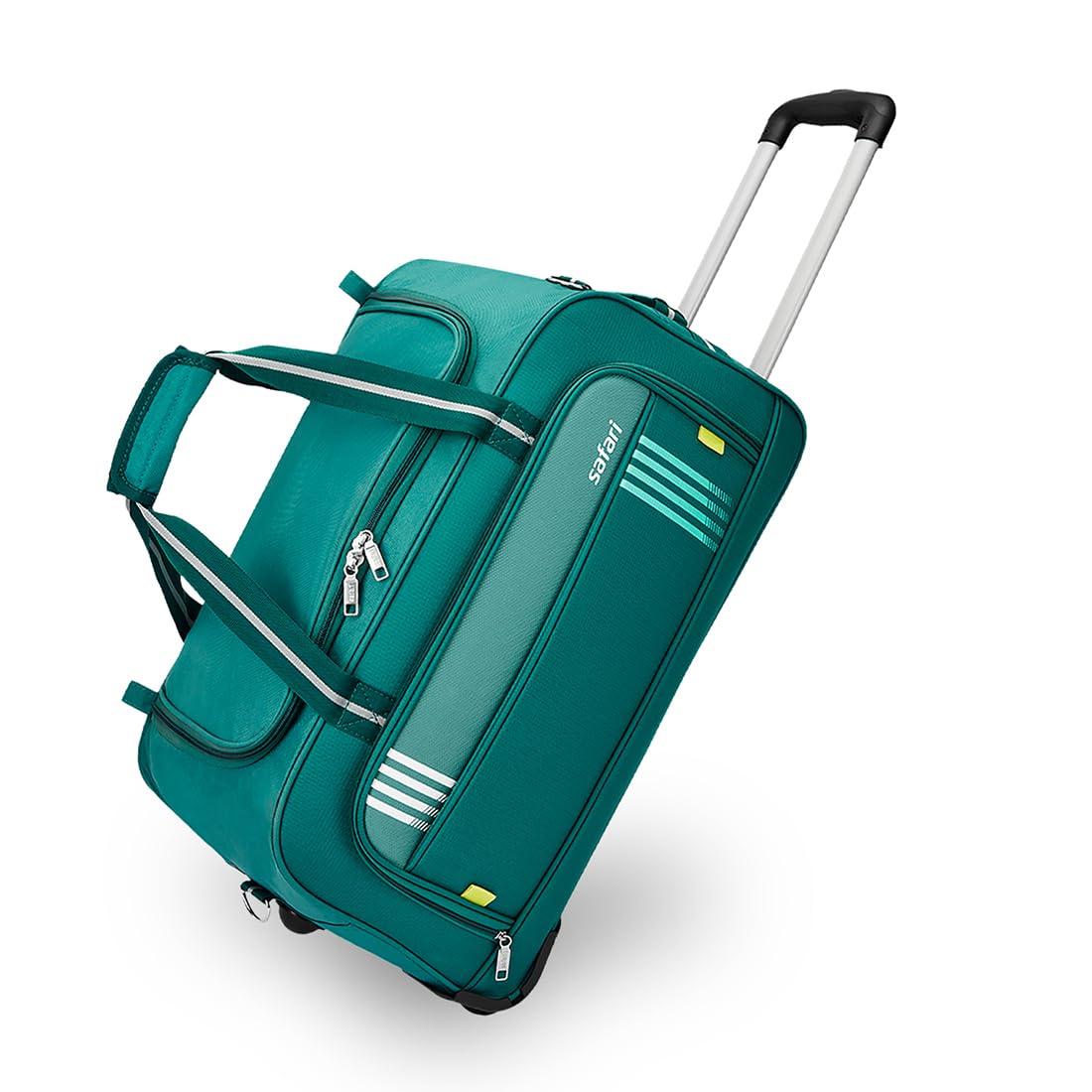 Safari Imperia Trolley 3 Years Warranty Duffle Bag (66 Cm, Teal)