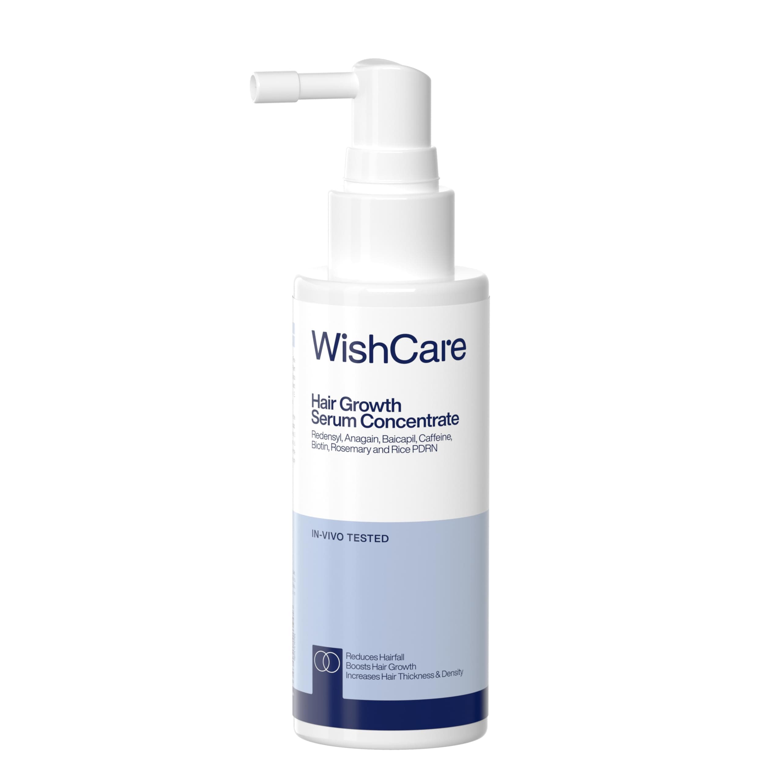 WishCare Hair Growth Serum For Scalp, In-Vivo Tested, For Women & Men, 60ml
