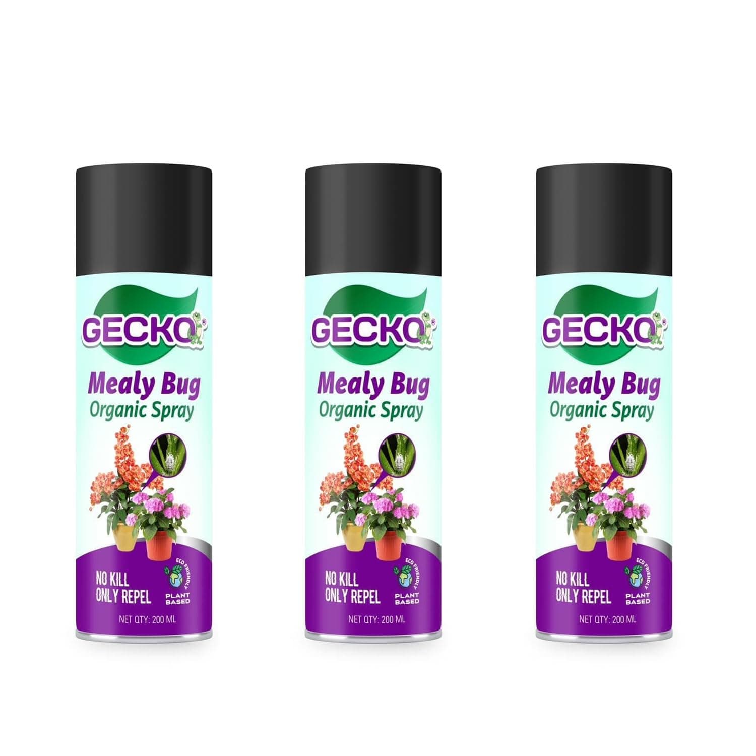 Shadow Securitronics Mealy Bug Repellent Spray Natural, Vegan & Eco-Friendly | 100% Herbal and Chemical free | Indoor & Outdoor Plants | Helps in Plant Growth | (Pack of 3) - FORMULATION 10X