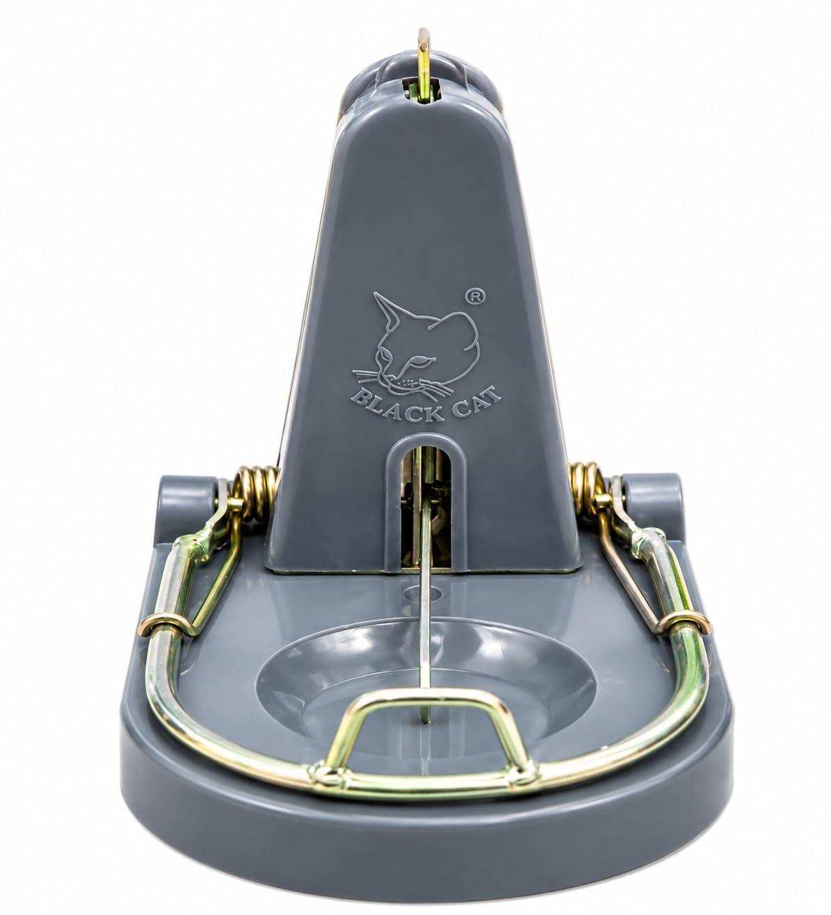 Black Cat Standard Rat Trap:Mouse Catch (Grey, 1)