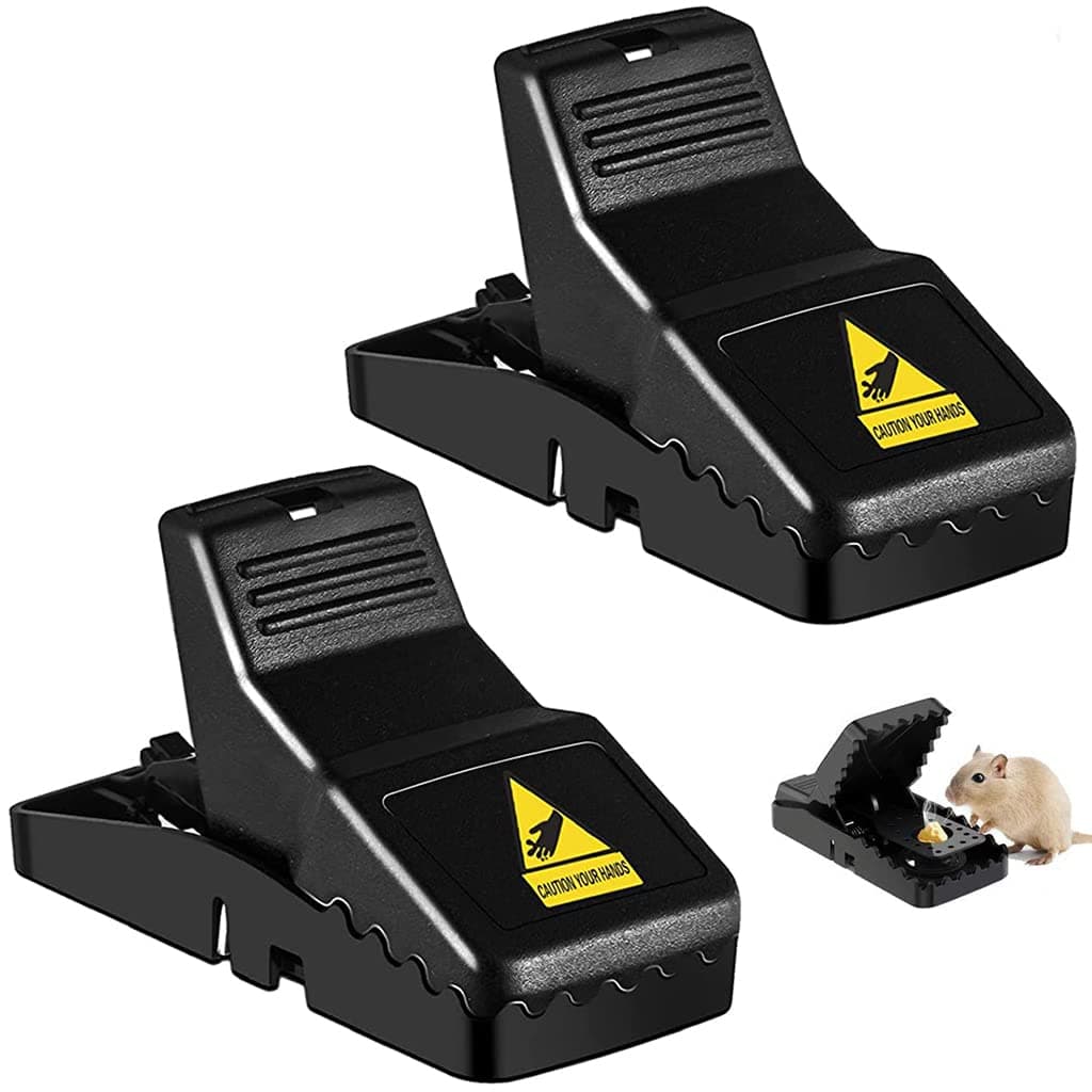 Supvox® 2Pcs Rat Traps House Garden Patio, Reusable Mouse Traps for Mice