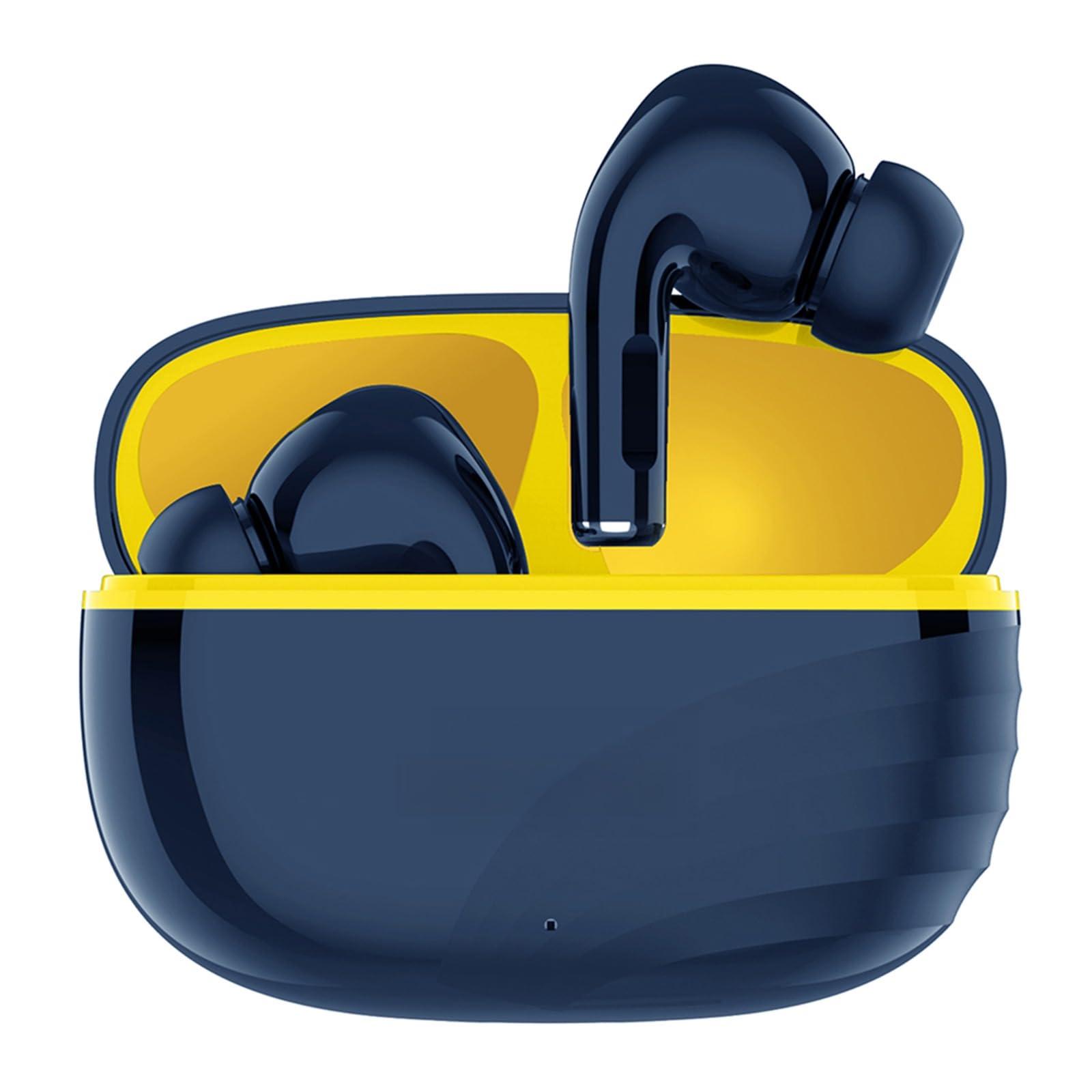 Kratos Blue Ear Buds Wireless with 60H Playtime, Noise Isolation & Clear Calls, Bluetooth Earbuds with Voice Assistant, Ear Buds with Bluetooth V 5.3 & with Type C Fast Charging, IPX4 TWS Earphones