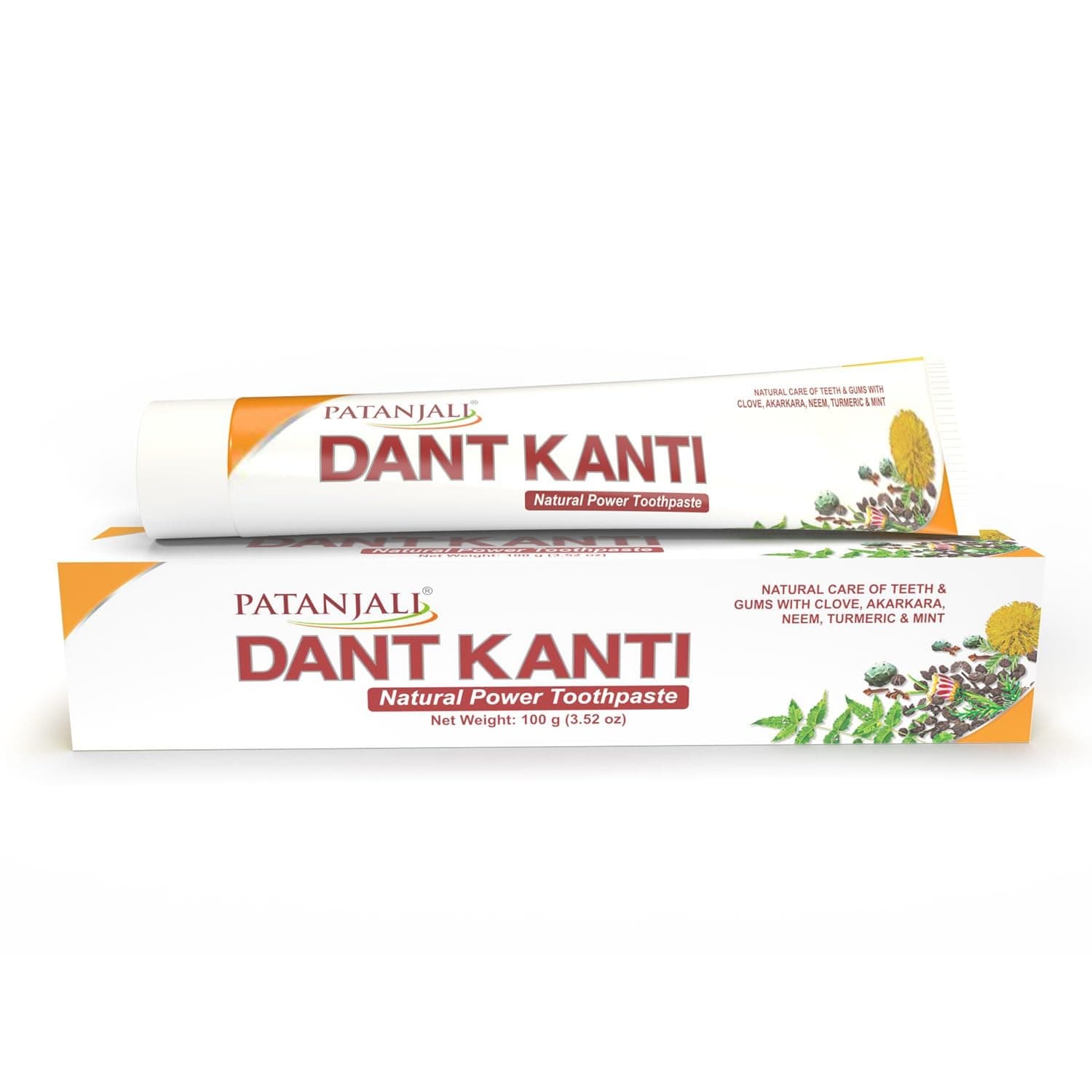 Patanjali Dant Kanti Dental Cavity Protection Cream - 100 g (Natural)