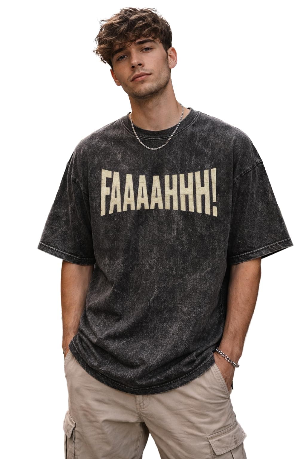 boffi ... 100% Cotton Oversized T-Shirt Unisex Drop Shoulder Dye Washed Street Look Black Pack of 1 (in, Alpha, L, Regular, Optical FAAHH)
