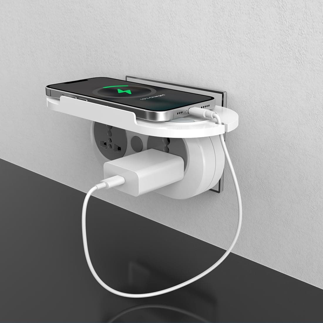 Goldmedal Wall-E-3 Pin Plug Travel Adaptor with Mobile Stand