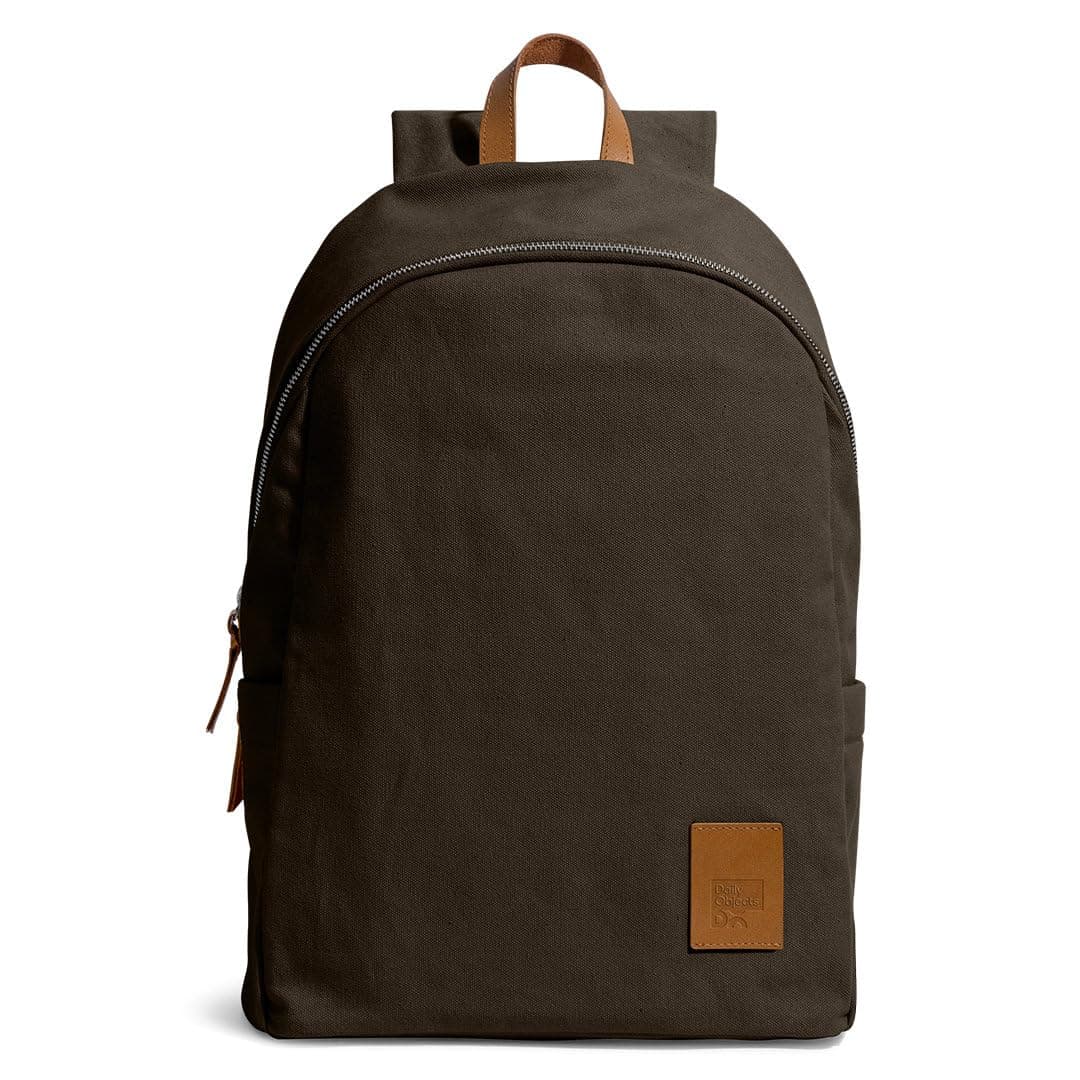 DailyObjects Pedal Everyday Casual Laptop Backpack (16L) Fits Upto 14inch Laptop| Travel Backpack for Women-Men|Daypack | Durable Canvas Material| Zippered Compartments with Pockets| Clove