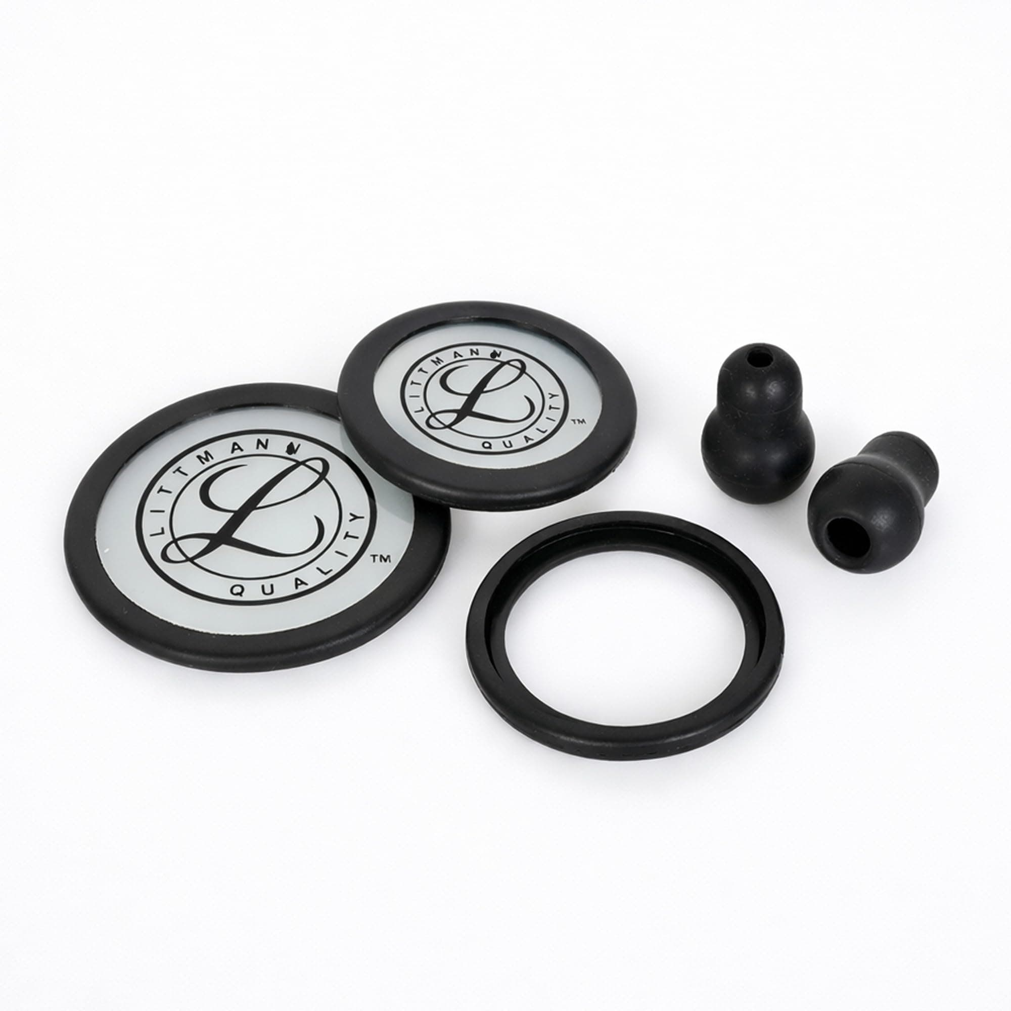 Premium Quality Spares for Littman Stethoscope Classic III and Cardiology IV, Black