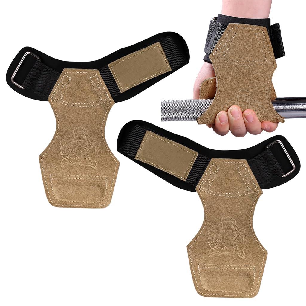 Proberos Weight Lifting Strap Synthetic Leather Grip Padded Support Gym Use
