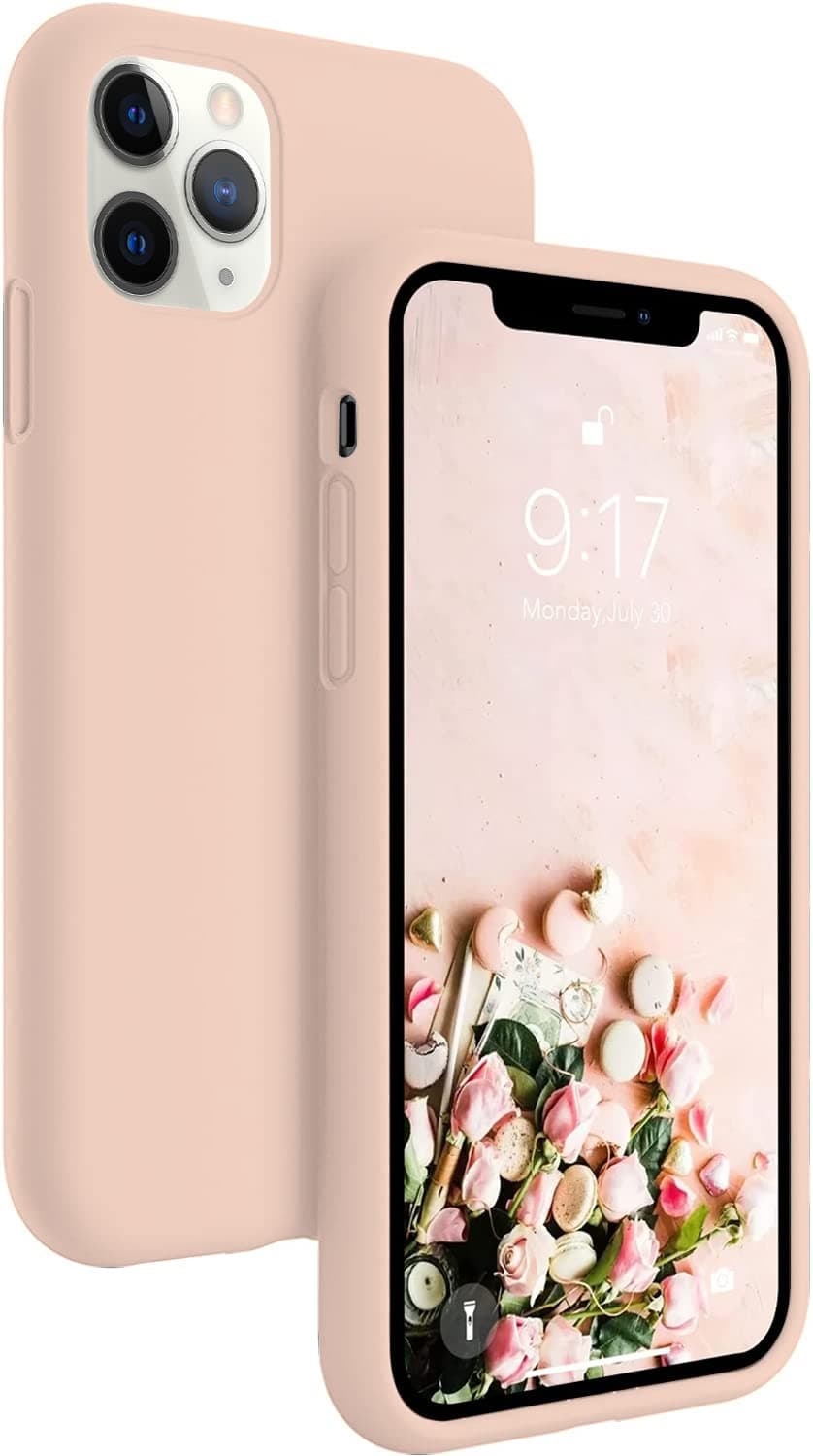DIZORO® Back Cover for iPhone 11 Pro Max(Silicone/Pink)