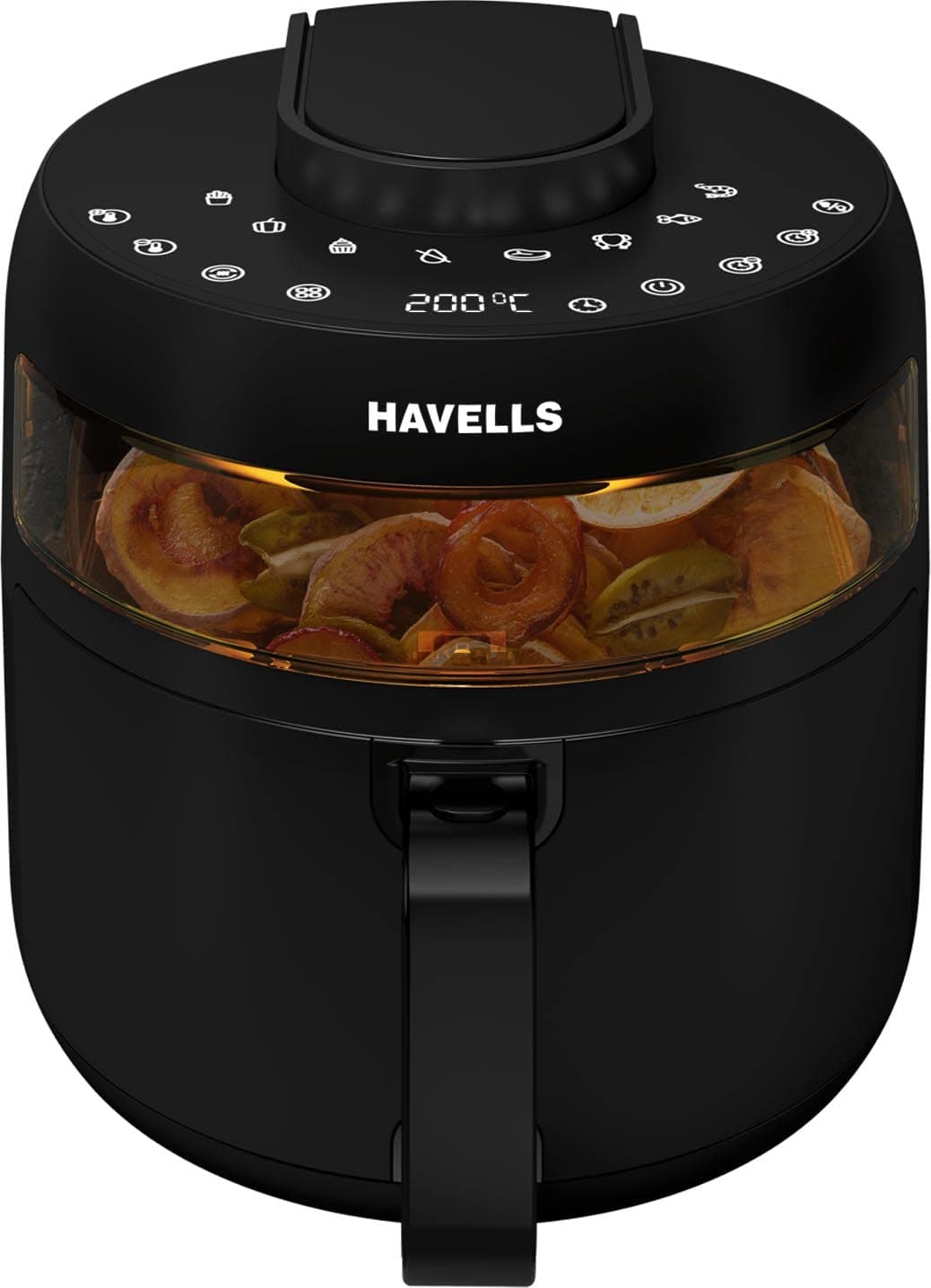 Havells Prolife Crystal Digital Air Fryer 5L, 1500W|D 8 Pre-sets| Aerocrisp Technology with 85% Less Oil Cooking| Dehydrator Mode| Auto-Shutoff|See-Through Window| 2Yr Door Step Warranty by Havells