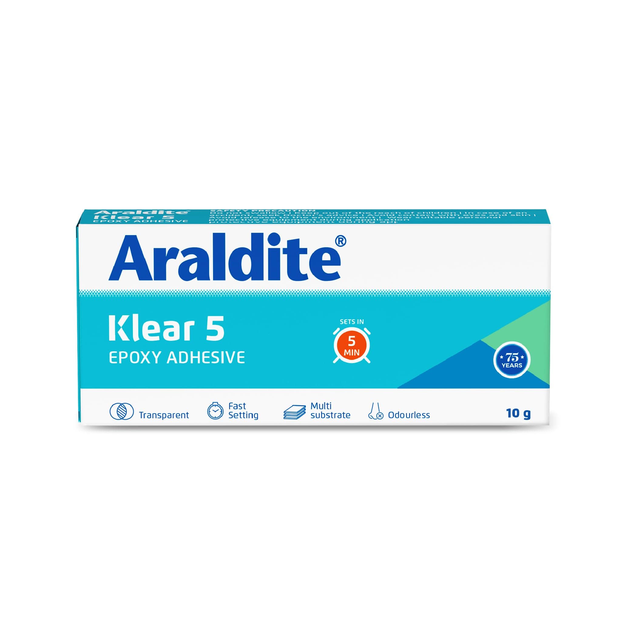 Araldite 1543208 KLEAR 10g (5 minute transparent epoxy adhesive)