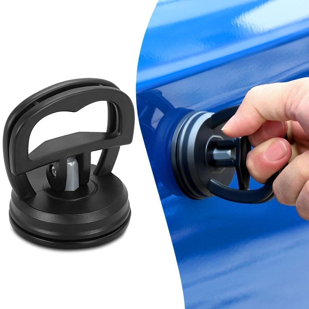 Car Dent Puller, Heavy-Duty Suction Cup Dent Remover with Strong Grip Handle, Glass & Tile Lifter, Multi-Purpose Suction Lifter for Car Dents, Mirrors & Object Moving (car dent suction cup)