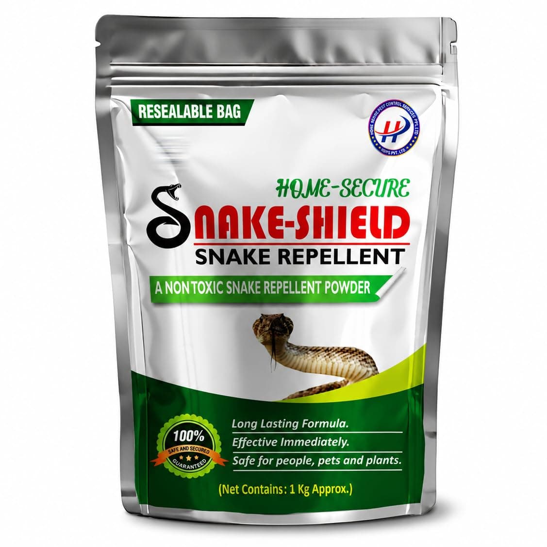 Snake-Shield Snake Repellent Powder, Non-Toxic Chemical-Free Eco-Friendly Anti snake repellent, Long Lasting Effective, No Smell-1kg
