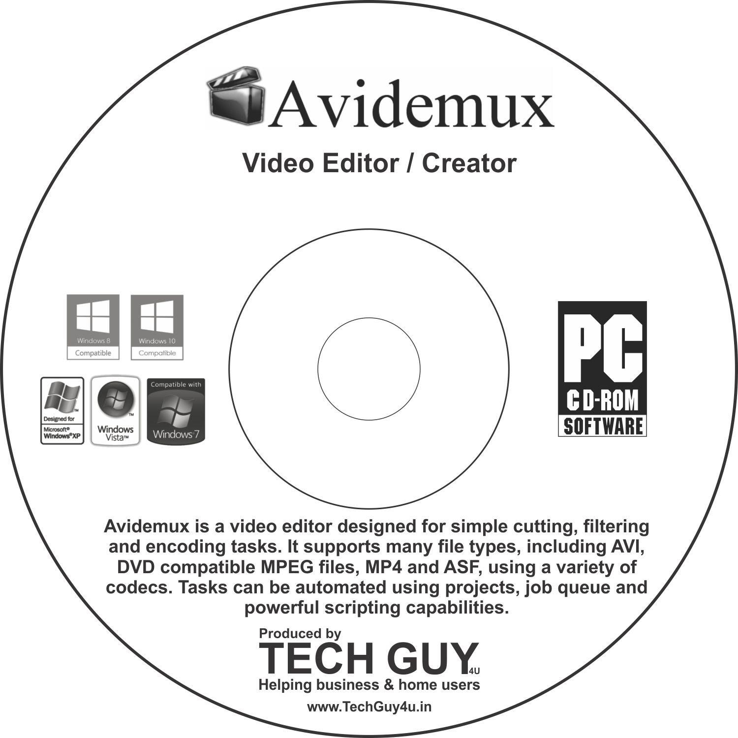 AVIDEMUX POWERFUL VIDEO EDITING EDITOR SOFTWARE SUITE
