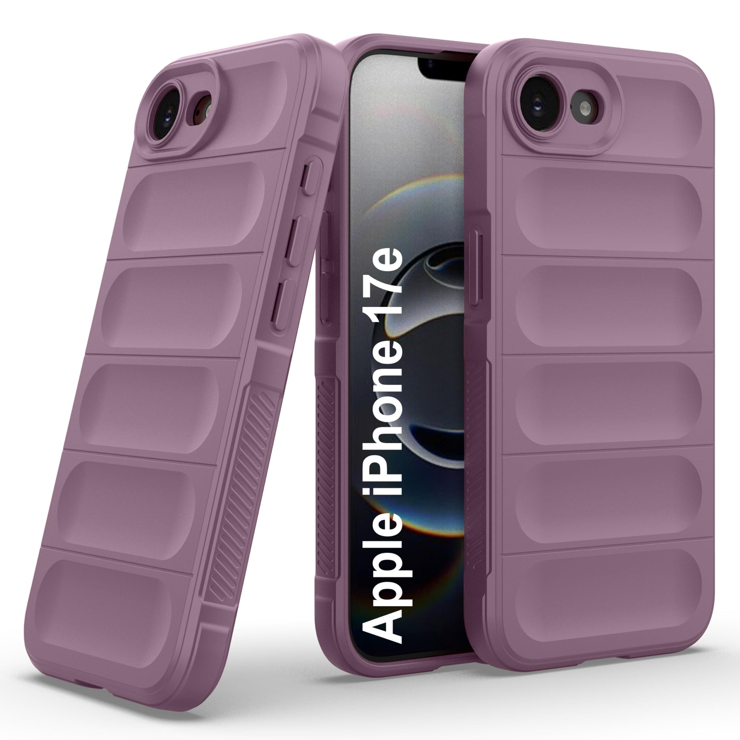 Zapcase Back Case Cover for iPhone 17e | Compatible for iPhone 17e Back Cover | Liquid Silicon Magic Case with Camera Protection | Lavender