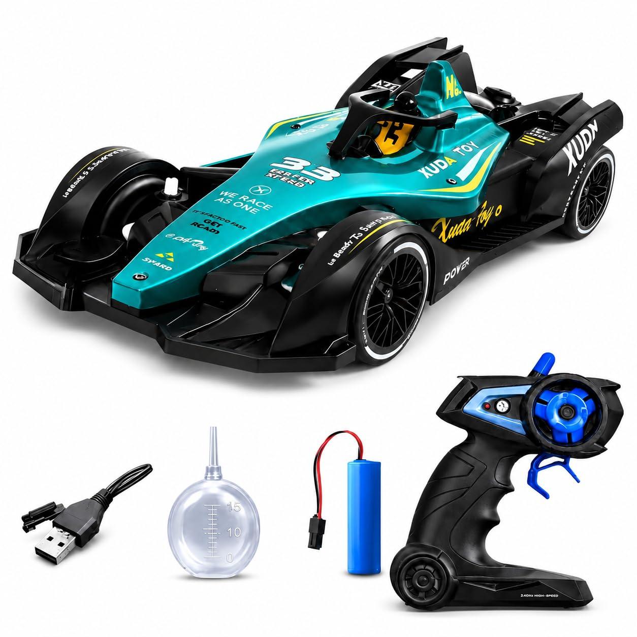 Toy Imagine 2.4GHz RC F1 Racing Car for Kids, Green