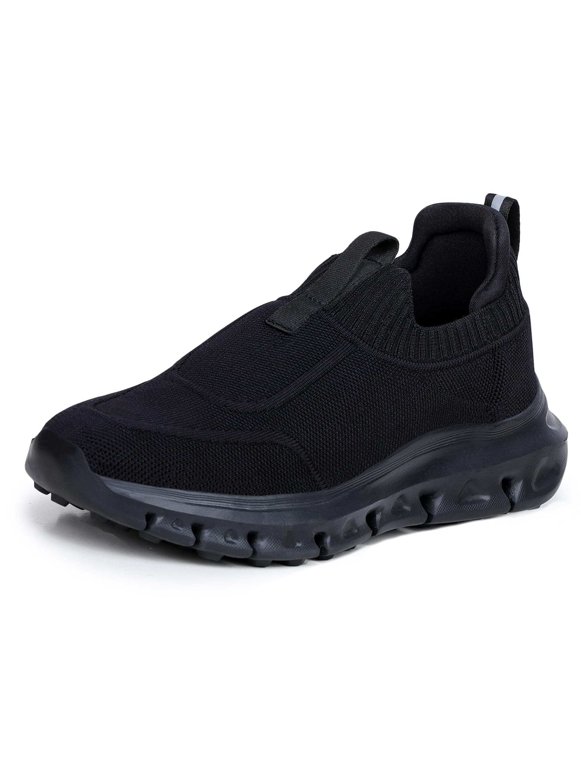 ATHCO Men's Drift Black Walking Shoes_08 UK (ATHST-76)