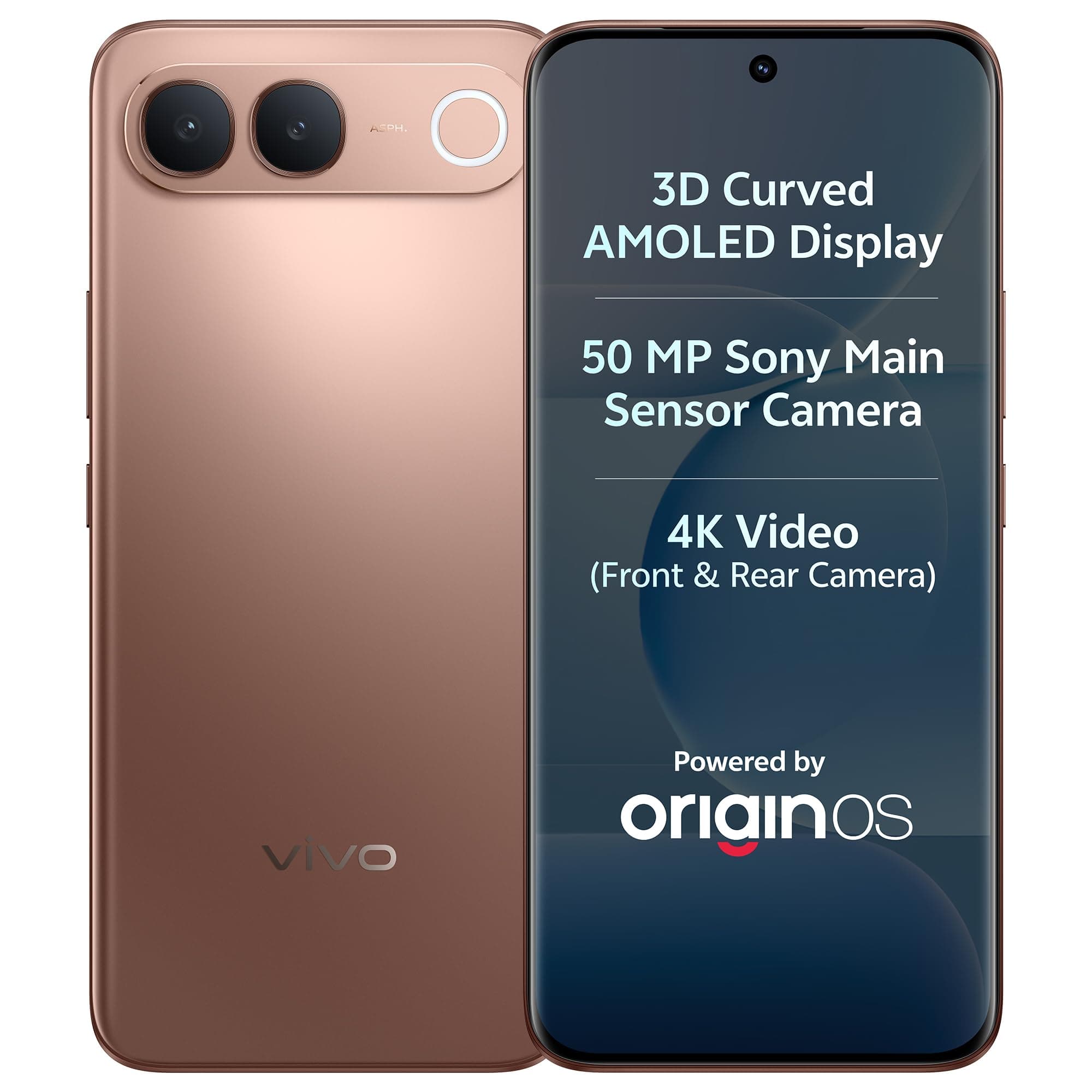 vivo S2 5G (Regal Bronze, 8GB RAM, 256GB Storage) | 50MP Sony Camera | 4K Video | 7050 mAh Battery | 3D Curved AMOLED Display | MTK D-7360 Turbo Processor with No Cost EMI/Additional Exchange Offers