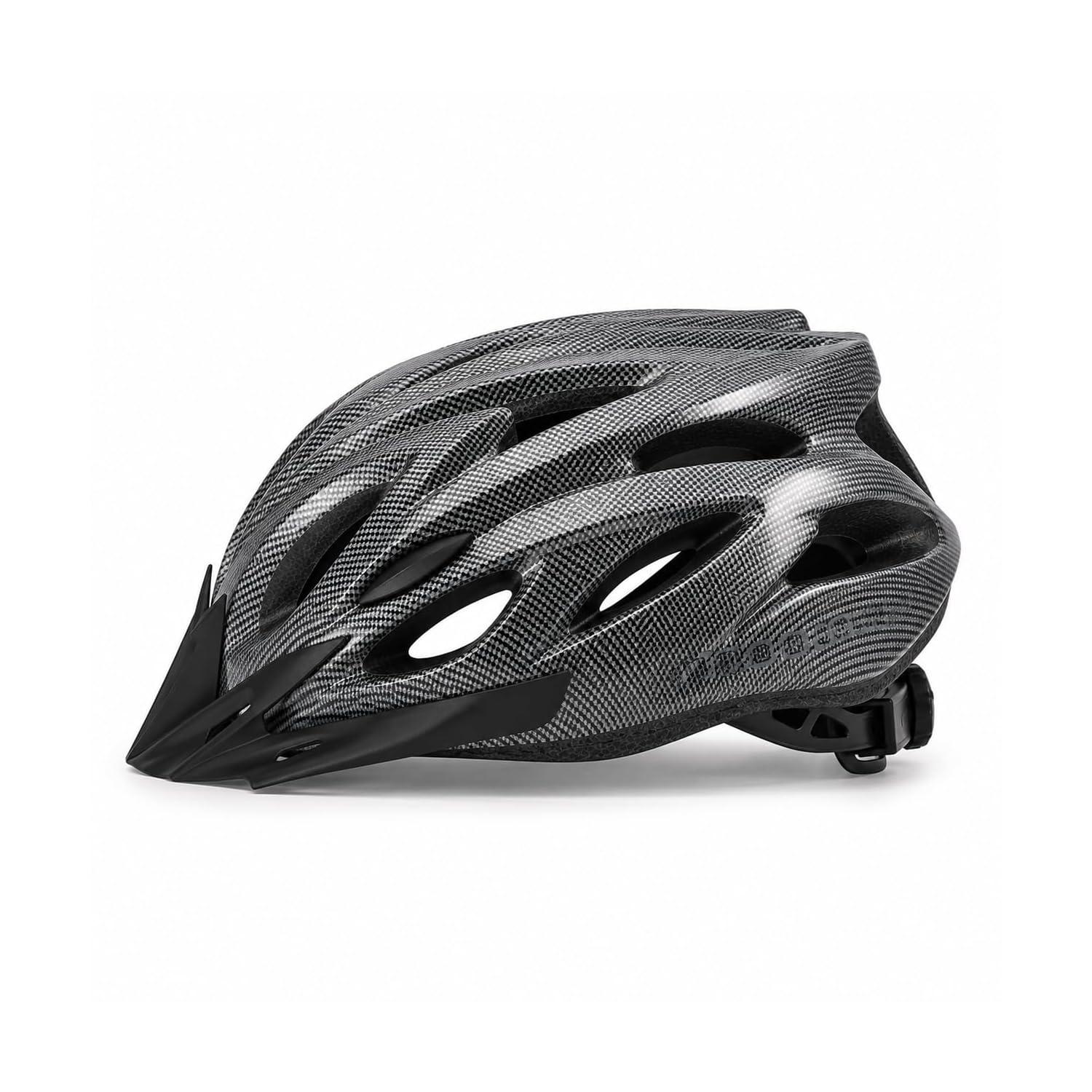 Boldfit Cycling Helmet for Men, Women & Kids - Bicycle Accessories - Carbon Black, Standard