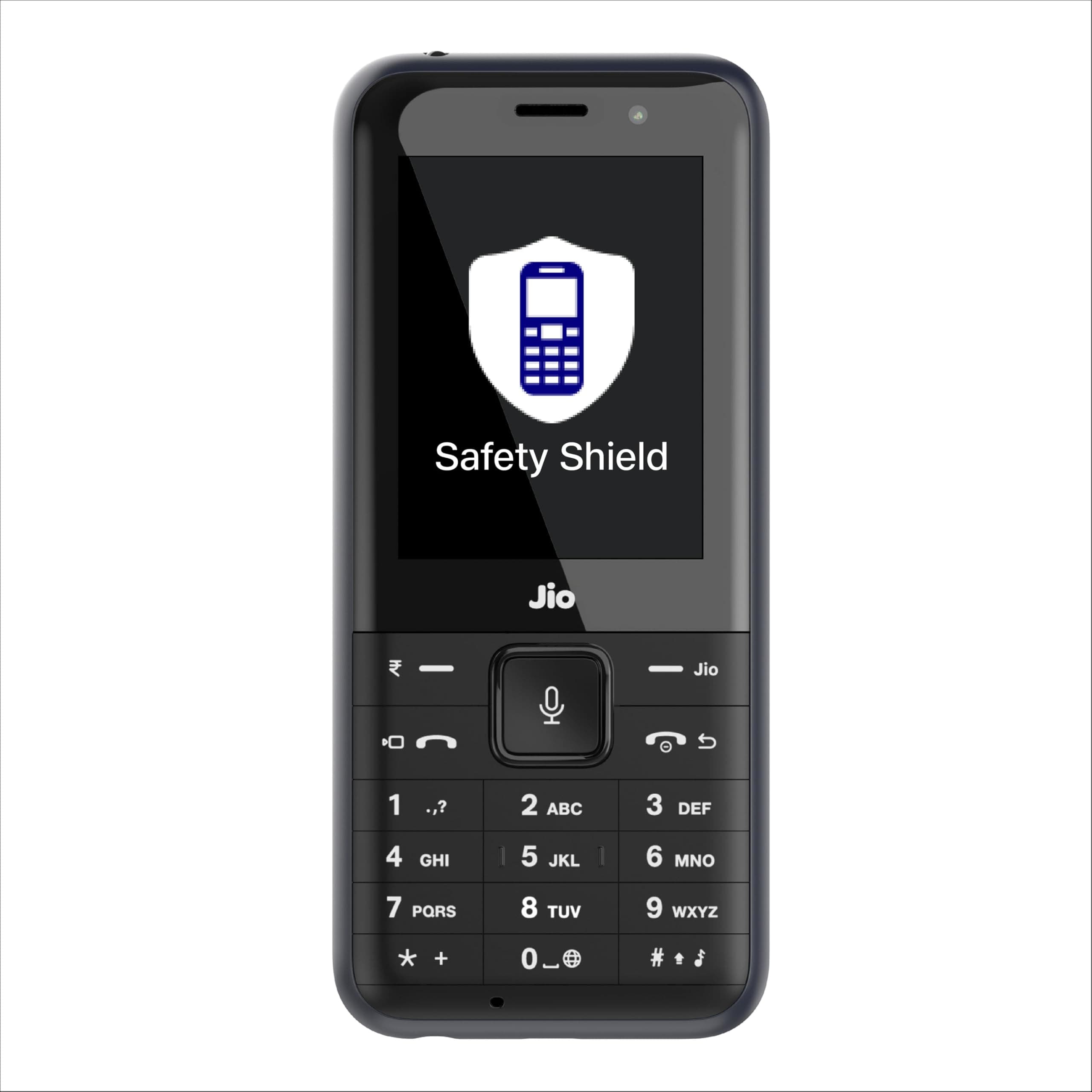 JIO JioPhone Prima 2, 4G Keypad Phone with Safety First Feature, YouTube, JioTV, JioHotstar, JioSaavn, JioPay (UPI), Video Calling, LED Torch, Digital Camera | Luxe Blue | Locked Network