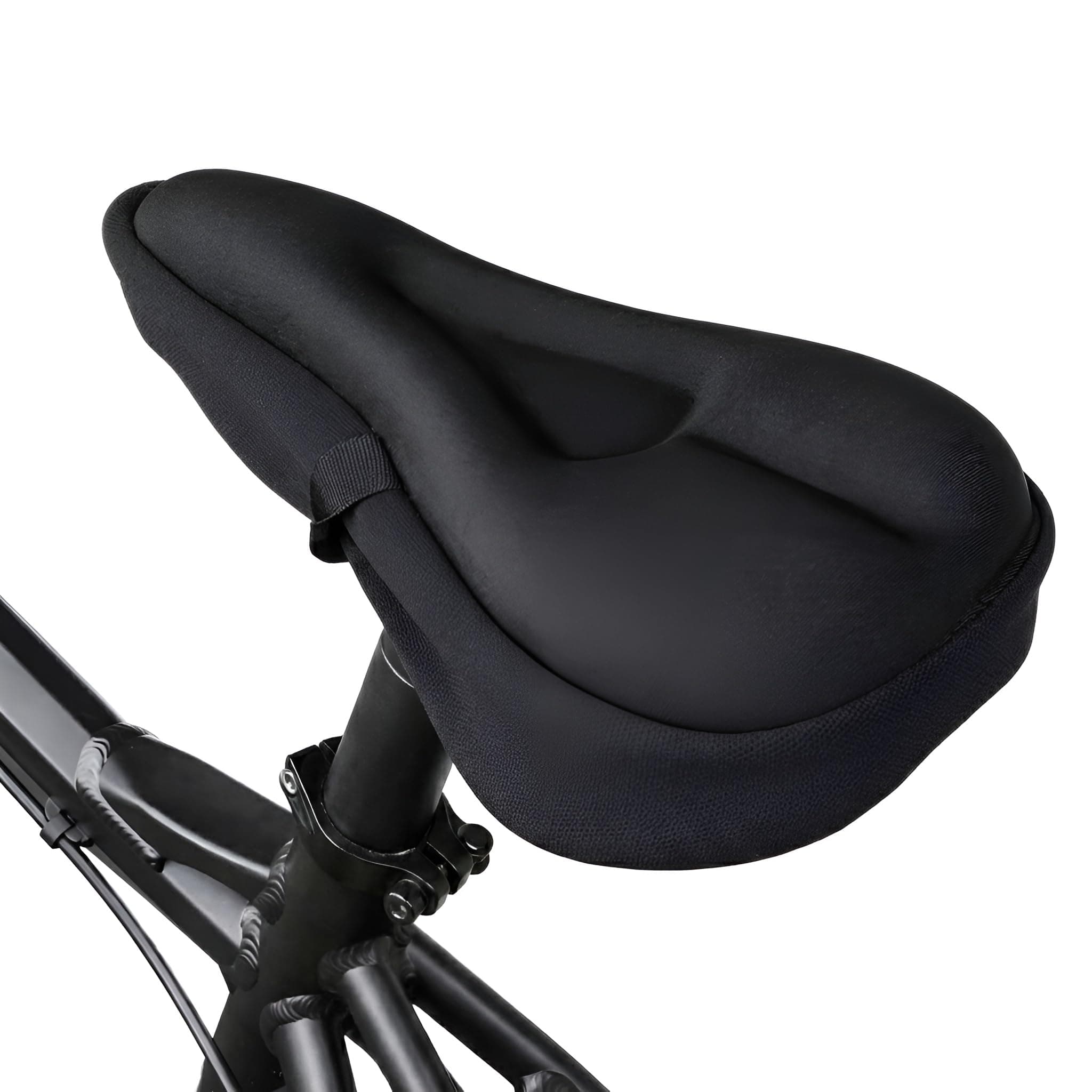 PulGos Washable Cycle Seat Cover for Men & Women | Extra Soft Gel Padded Cushion for Comfortable Rides | Anti-Slip, Breathable & Long-Lasting Memory Foam | Universal Fit for All Cycles