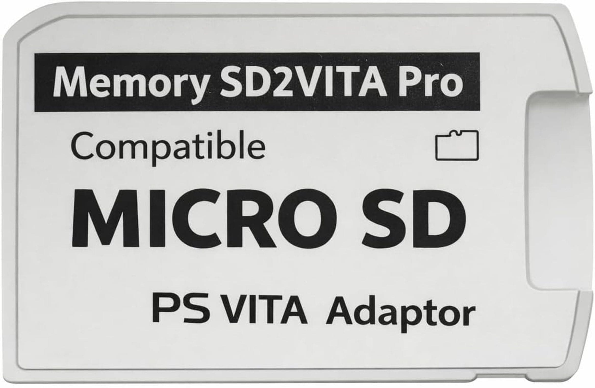KEBILSHOP SD2Vita 5.0 Micro SD Memory Card Adapter for PS Vita 1000/2000 & PSTV | Supports FW 3.60–3.73 HENkaku | SD2VITA PSVSD Card Adapter