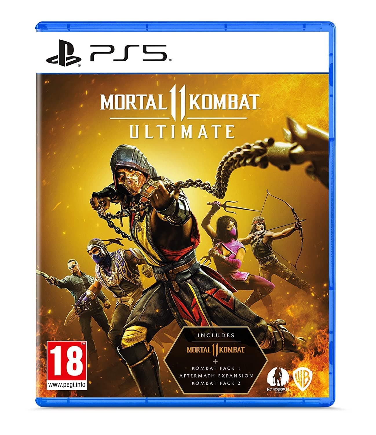 Mortal Kombat 11 - Ultimate Edition (includes Kombat Pack 1 & 2 + Aftermath Expansion) PS5 - Ultimate -