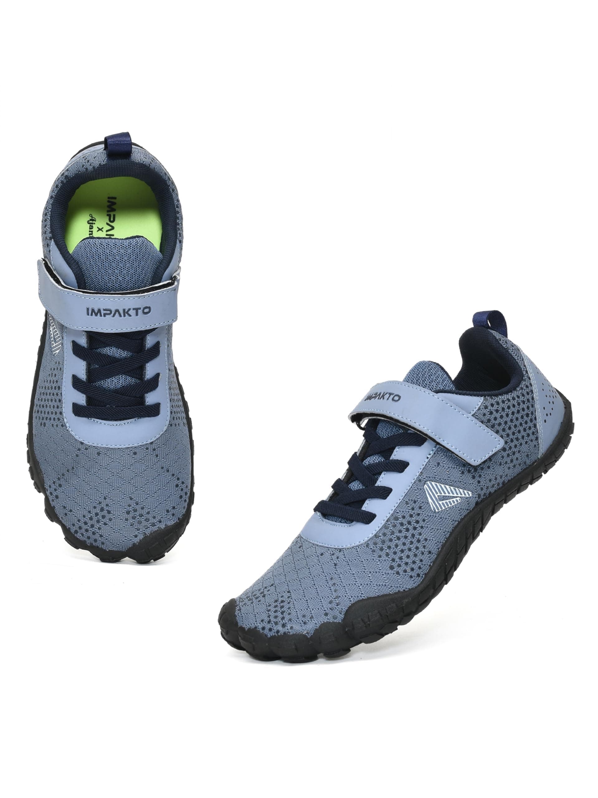 Impakto Barefoot Rooted Shoes for Men | Lightweight Training Shoes | Wide Toe Box | Soft & Flexible Rubber Sole & Superior Grip | Running on Soft Grounds, Jogging & Regular Gym Shoes | Zero Drop