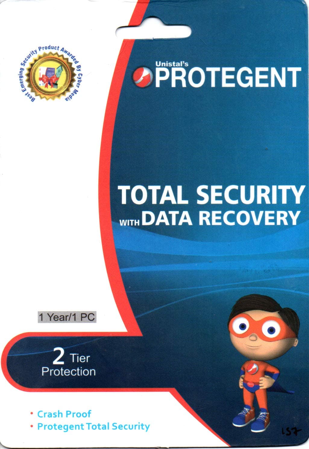 Unistal System Pvt. Ltd. PROTEGENT TOTAL SECURITY WITH DATA RECOVERY 1USER 1YEAR SCRATCH CARD