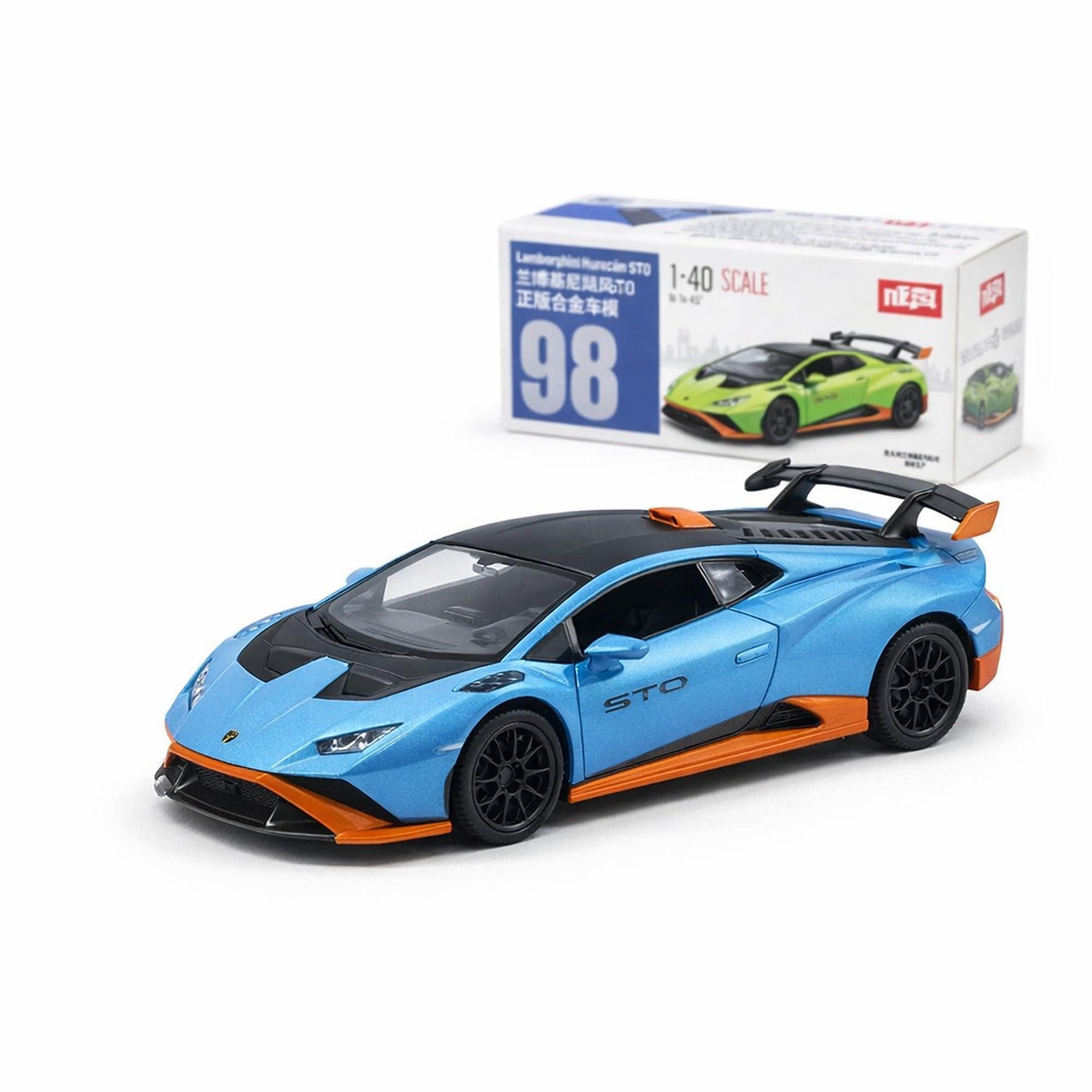 Wizplex MSZ Official Licensed Lamborghini Huracan STO Diecast Model Car 1:43 Scale | Premium Metal Collectible Replica | Display Showpiece & Gift for Car Lovers
