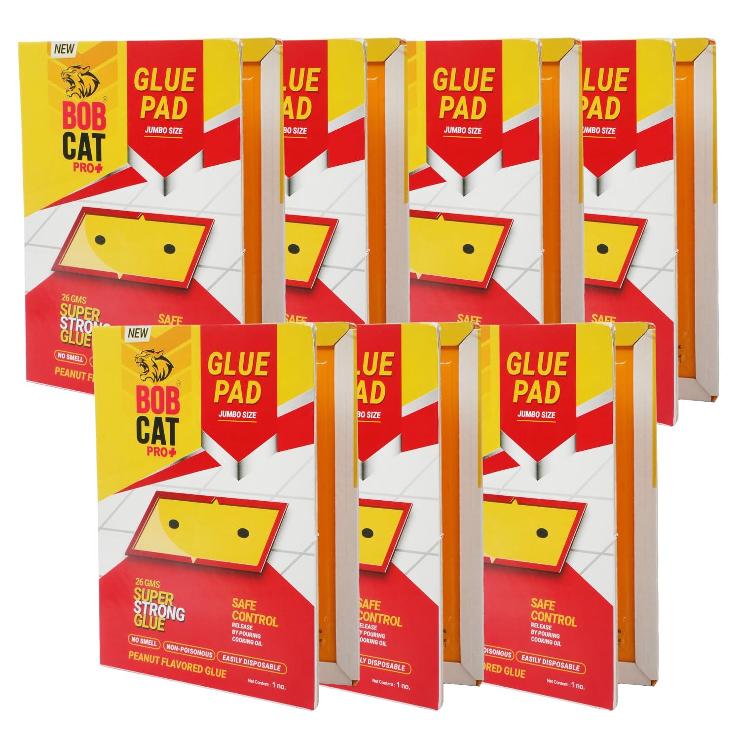BOB CAT Jumbo Yellow Sticky Trap for Whiteflies & Aphids | Insect Catcher Pads for Home, Kitchen, Office & Agriculture | Pesticide Free, Easy to Use Glue Trap Sheets (40x25 cm, Jumbo) | Pack of 7