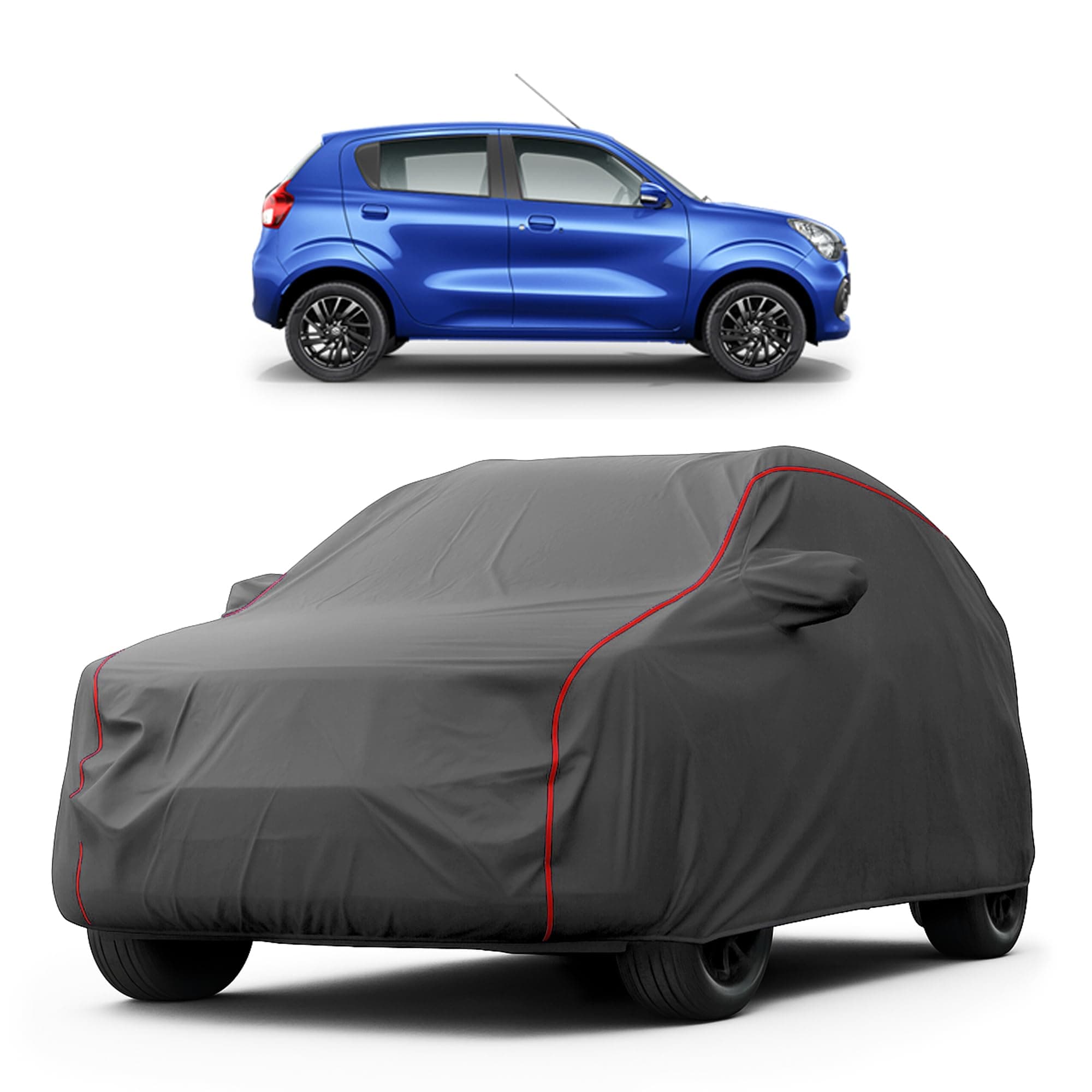 MADAFIYA Heavy-Duty Car Cover for Compatible with Maruti Celerio X (2017 to 2025 All Models) Deluxe Car Protection Cover – Waterproof & UV-Resistant All-Season Exterior Protection