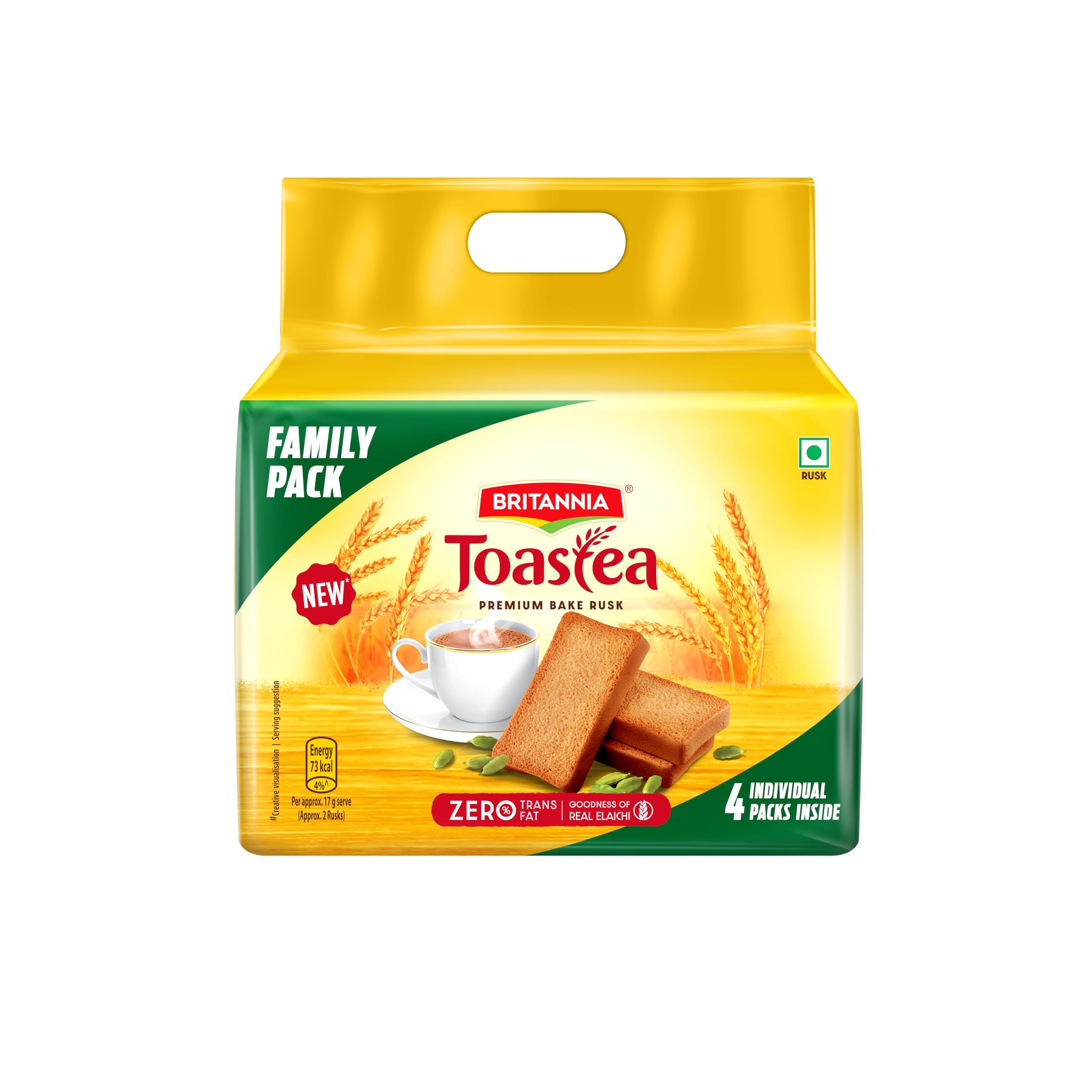 Britannia Toastea Premium Bake Rusk 1Kg (250g X 4)
