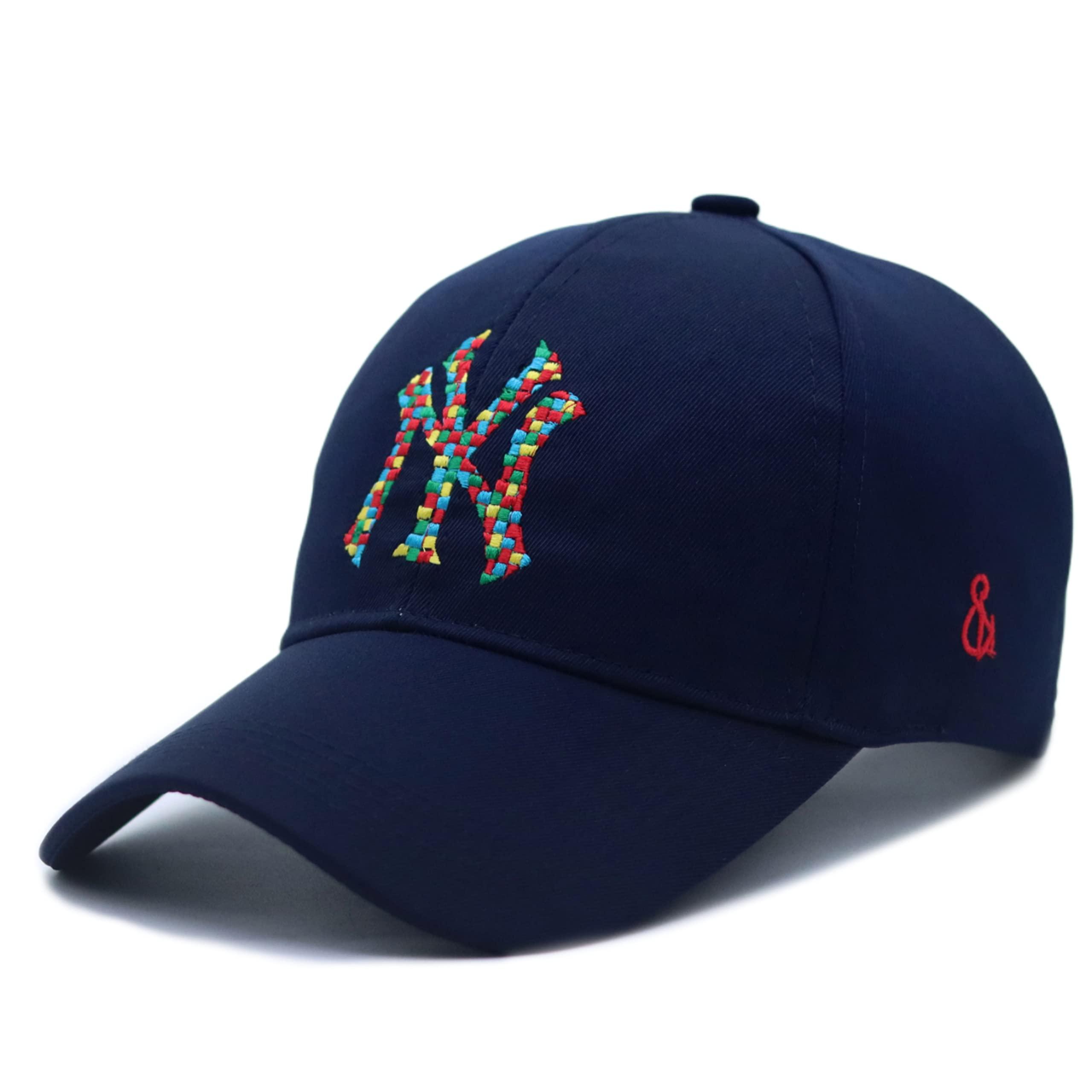 NY Baseball Caps Stylish Design Cotton caps for Men, Caps Branded with Adjustable Buckle, Summer Cap