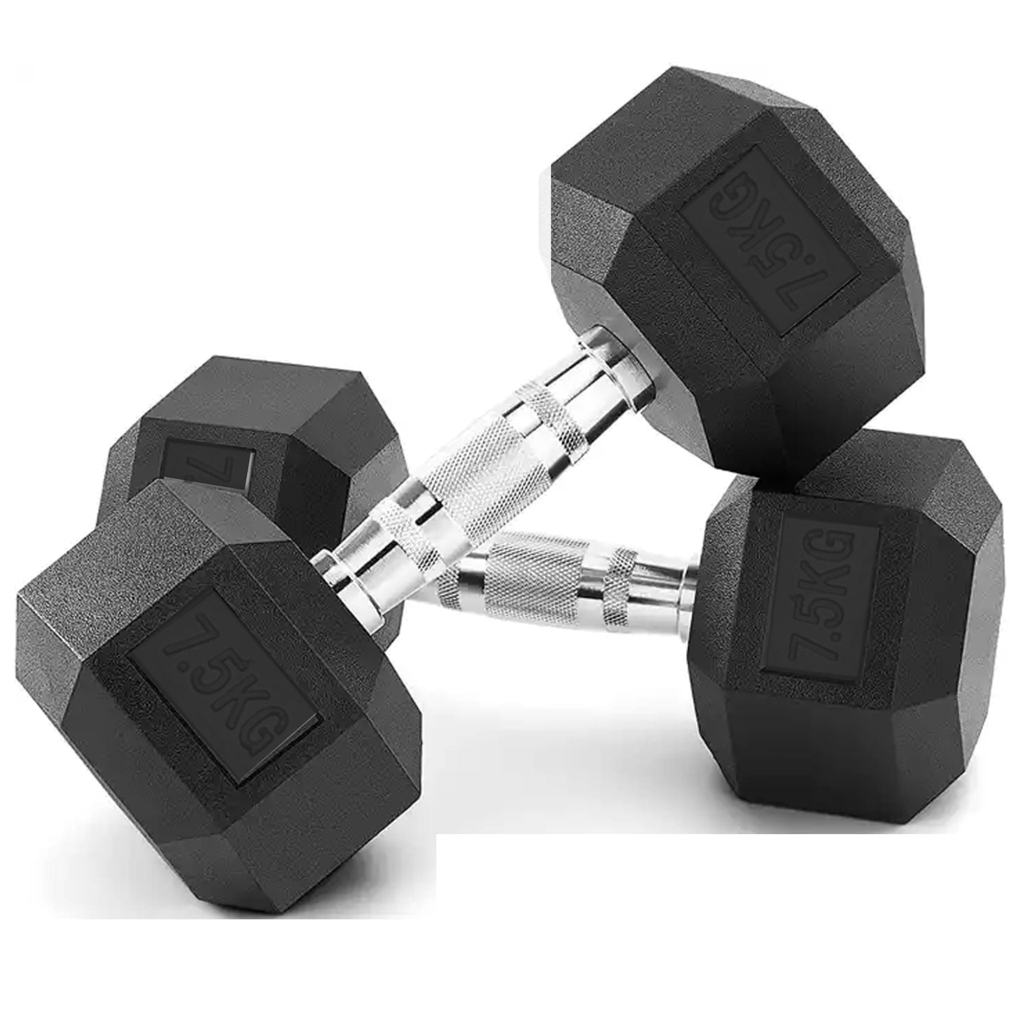 Slovic Dumbbells Set for Home Workout 15 KG [7.5 KG x 2]