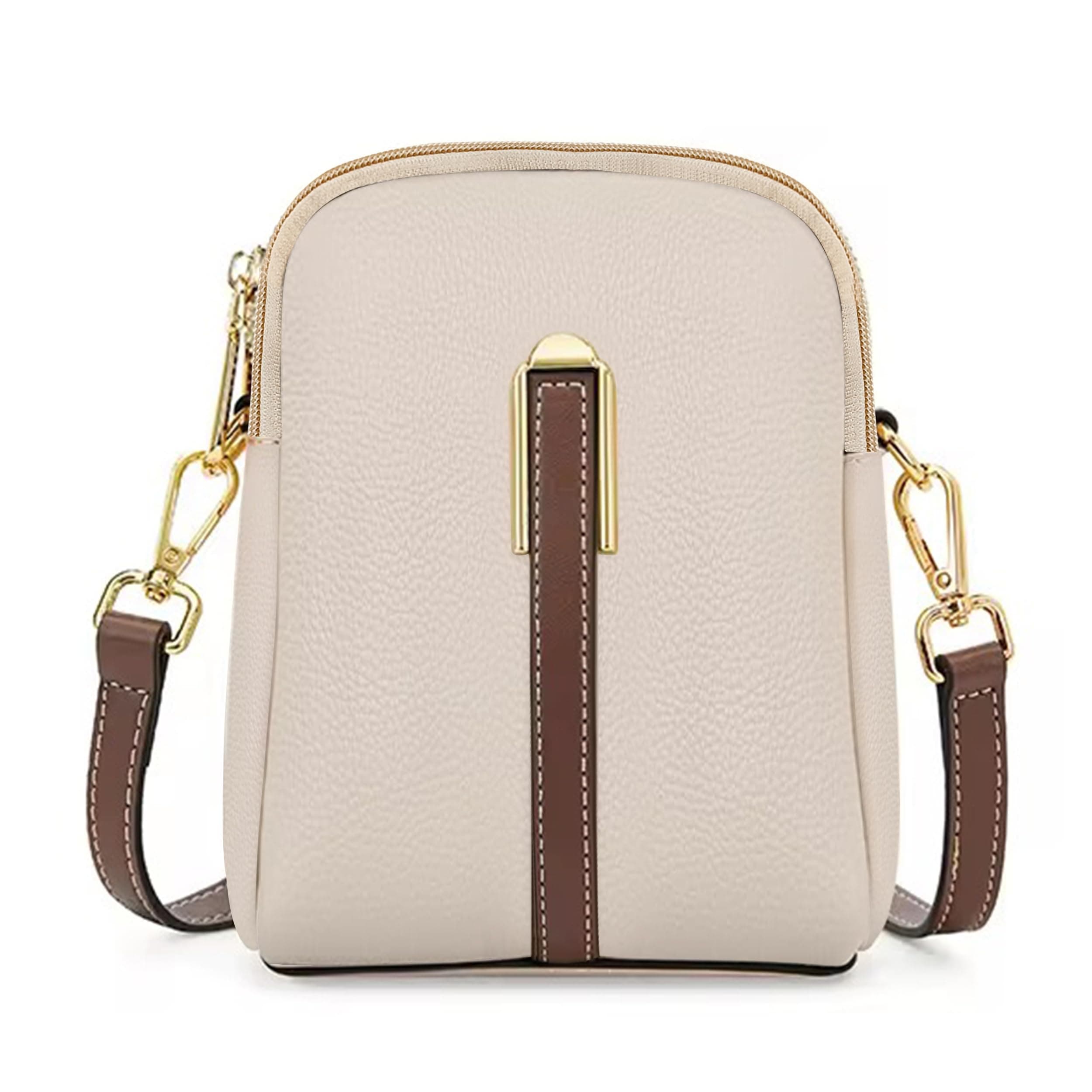 ADISA Women's Girls Grains Cross Body Sling Bag (SL5133-BEI)