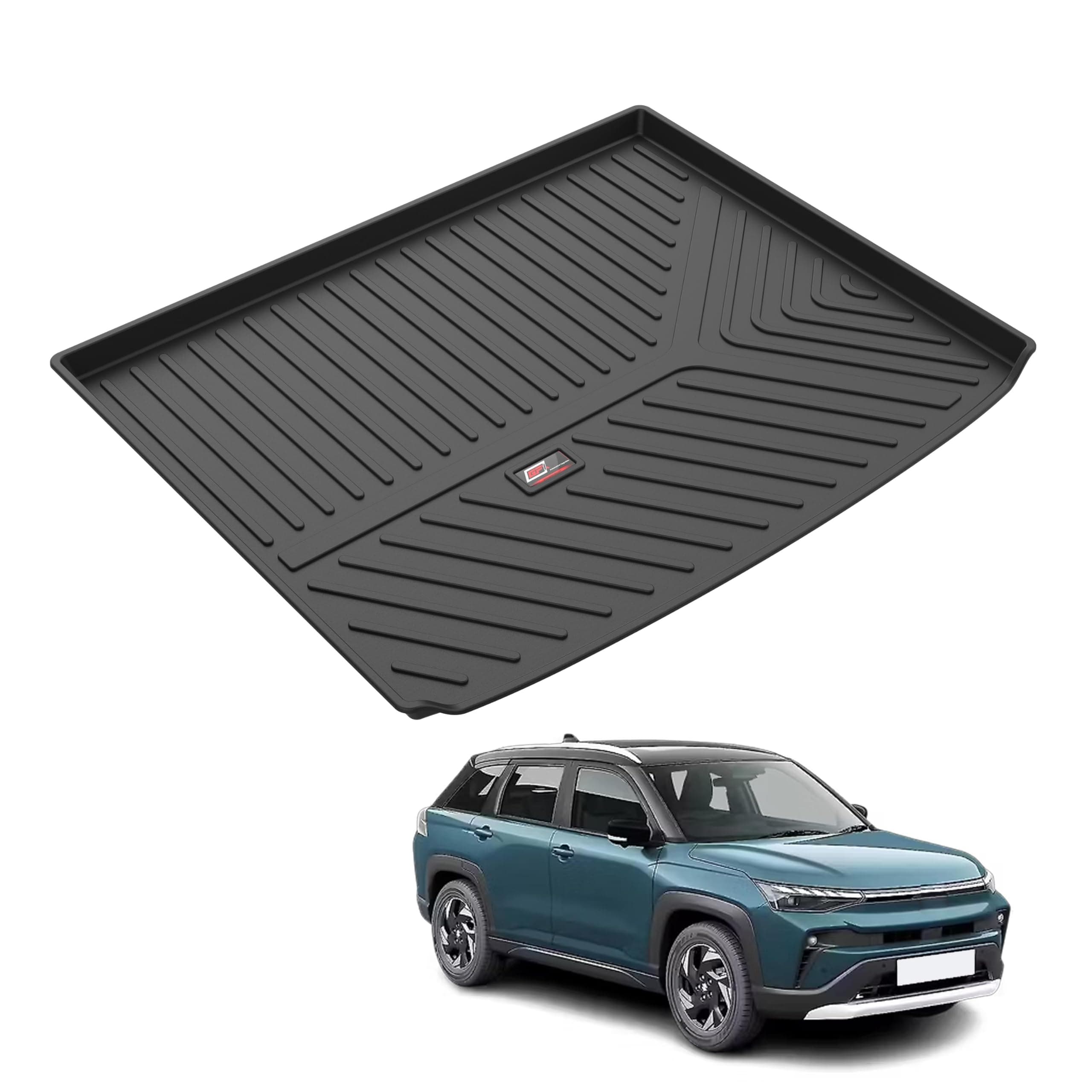 GFX Heavy Duty Dicky Trunk Mat for Maruti Suzuki Victoris 2023 Onwards | Waterproof Anti-Slip Boot Mat | Custom Fit Cargo Liner | All Weather Protection | Easy Clean Car Trunk Floor Mat