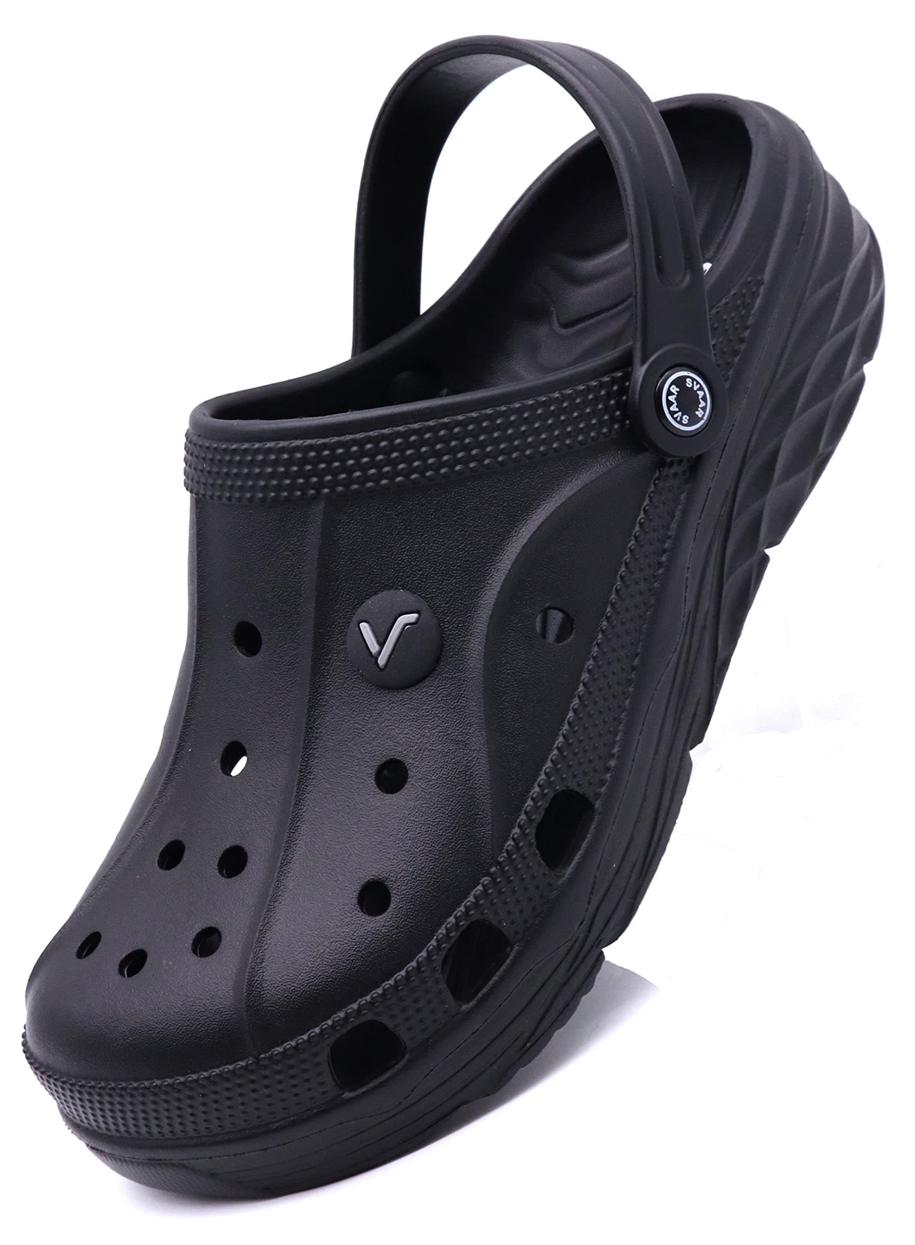 SVAAR Men's Black Clogs - 6 UK