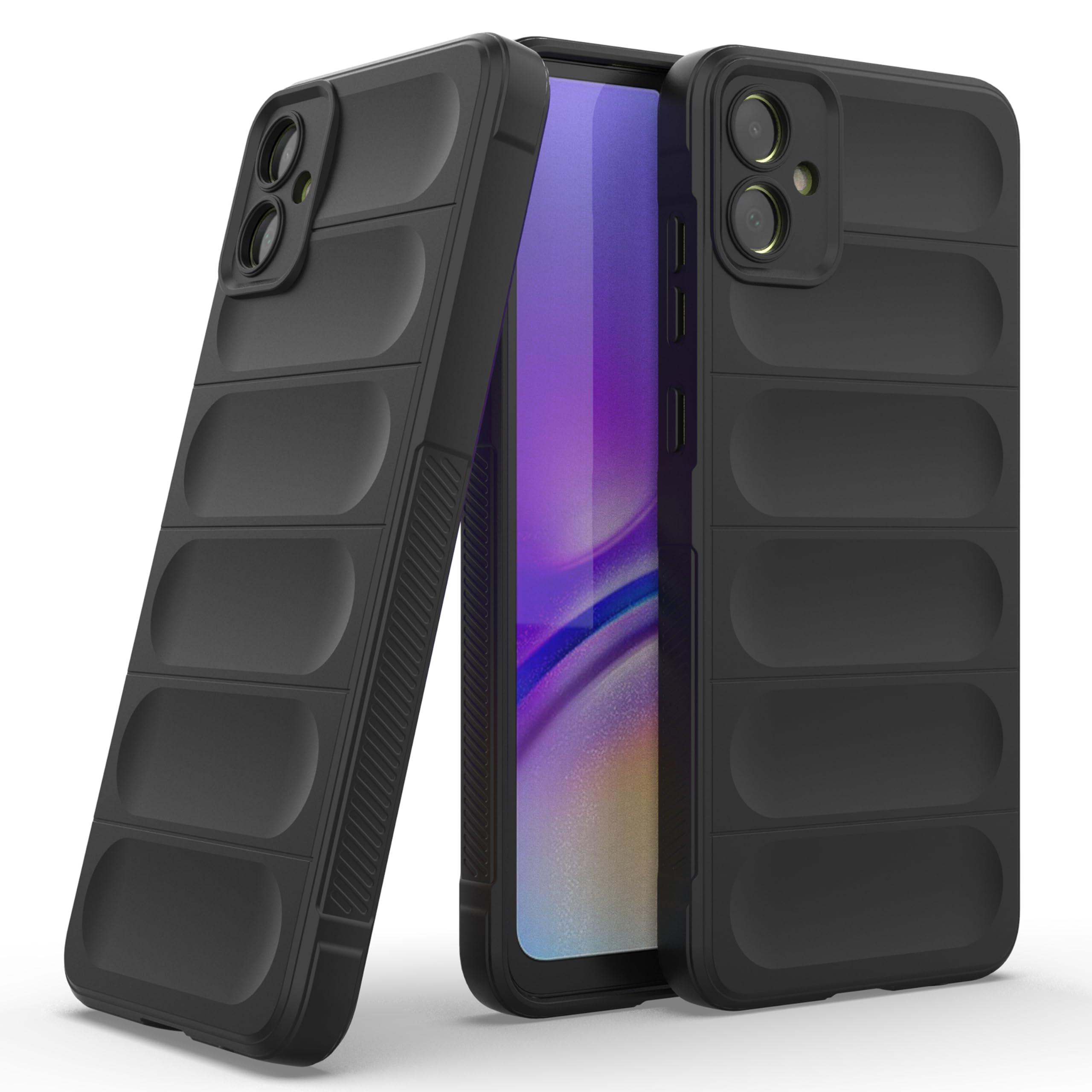 Zapcase Back Case Cover for Samsung Galaxy M06 5G | Compatible for Samsung Galaxy M06 5G Back Cover | Liquid Silicon Magic Case with Camera Protection | Black