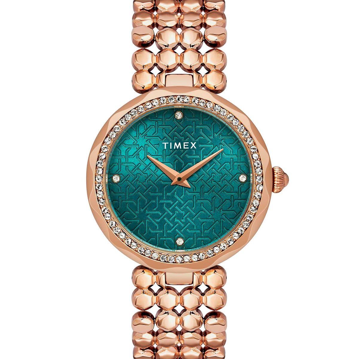 TIMEX Women Quartz Analog green-Dial-TWEL13907