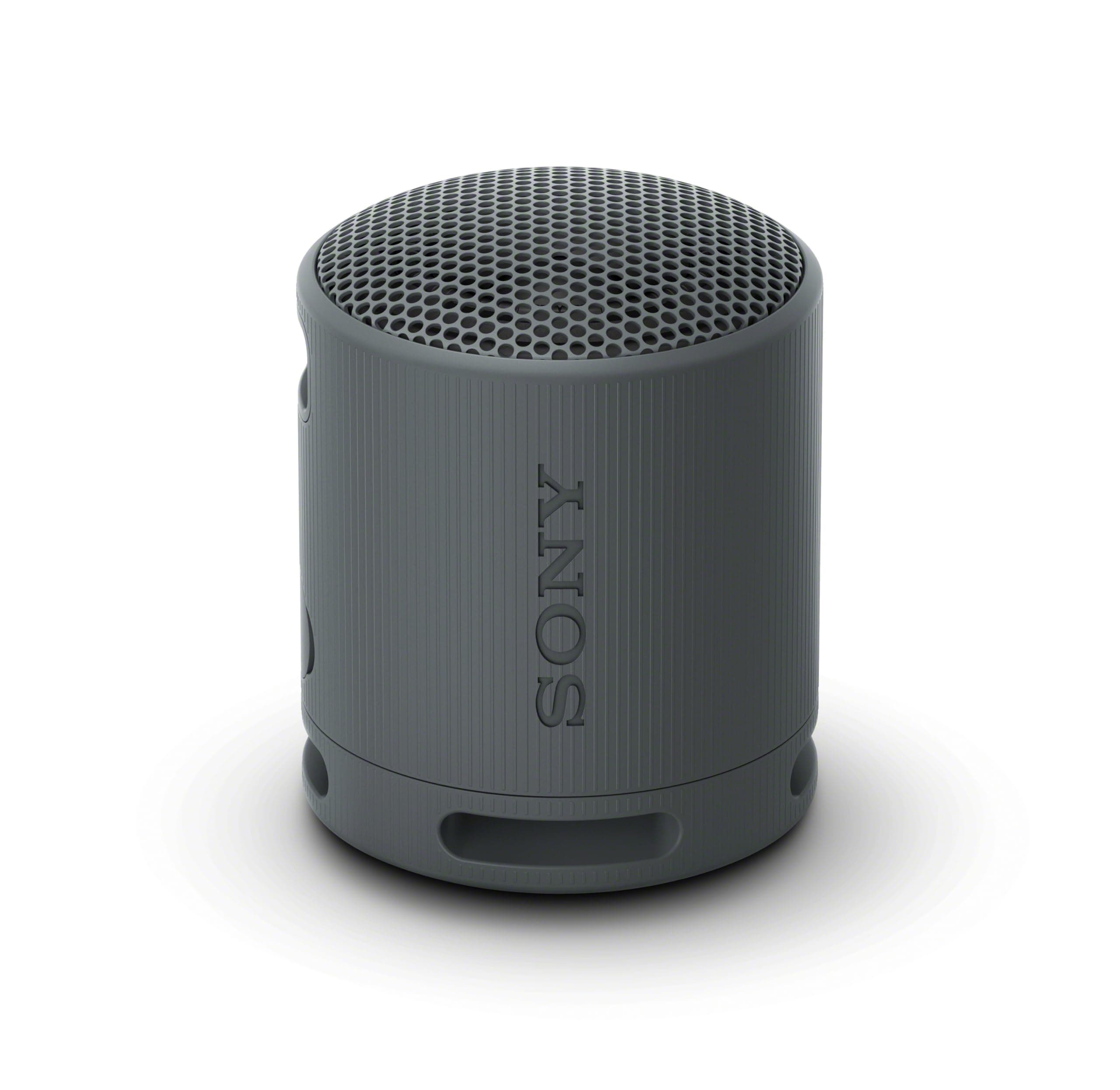 Sony SRS-XB100 Portable Bluetooth Speaker, Extra Bass, IP67 Waterproof & Dustproof, 16 Hr Battery, Hands-Free Calling, Strap – Black