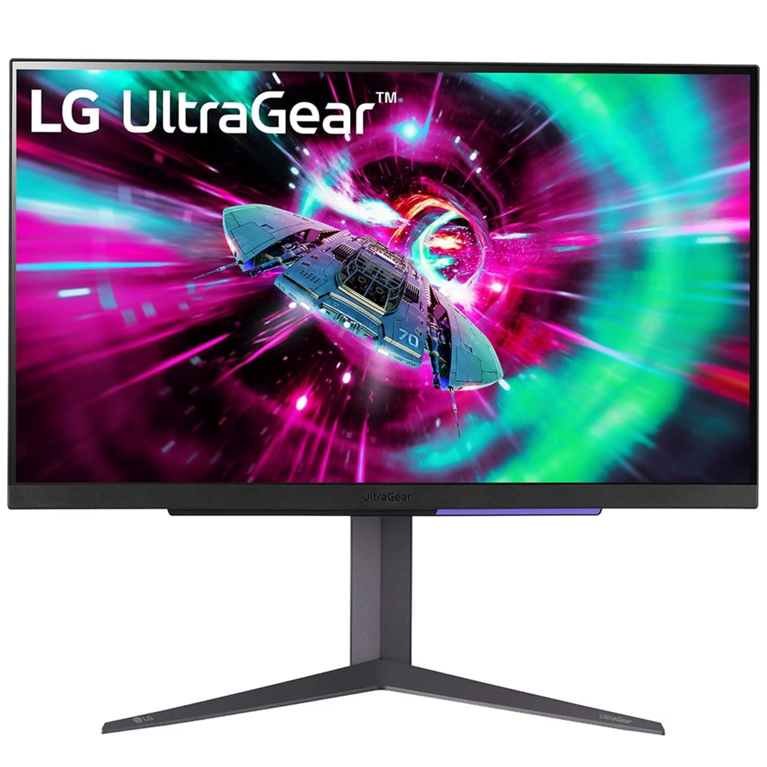 LG 27GR93U 68.5 cm (27 Inch) UltraGear UHD (3840x2160) IPS Gaming Monitor, 1ms, 144Hz, HDR10, DCI-P3 95% (Typ.), NVIDIA G-SYNC, AMD FreeSync Premium, HDMI X 2, DP, HP Out, Tilt/Height/Pivot, Black