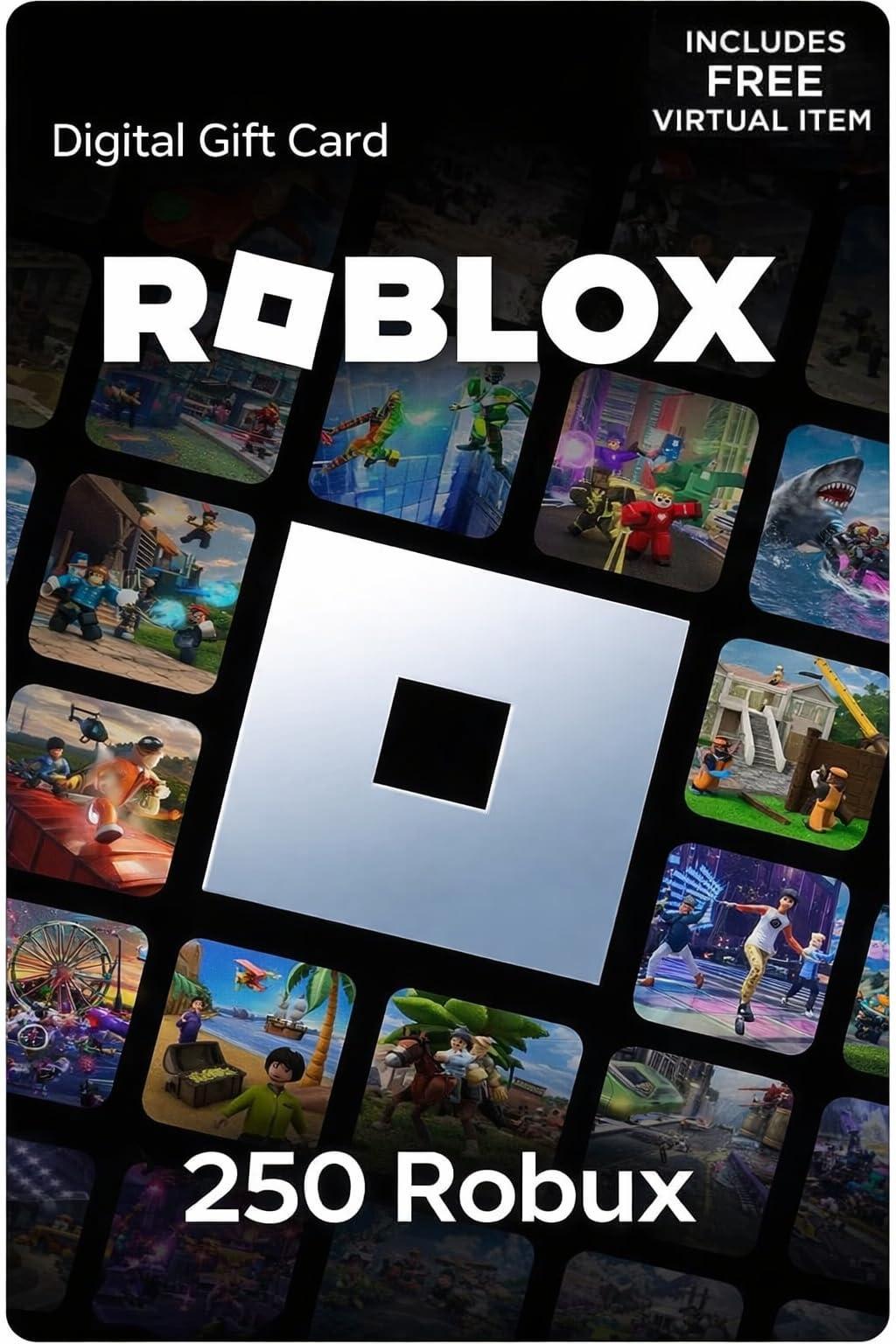 Roblox – 250 Robux [Online Game Code] | Digital Delivery via Email within 1 Hour