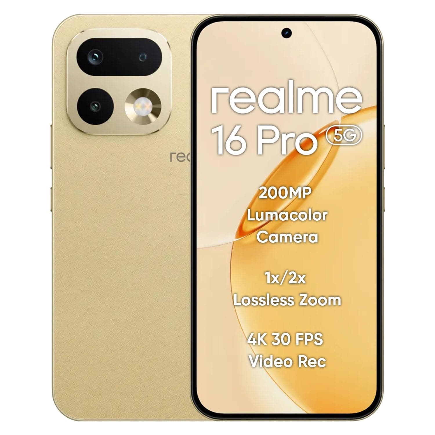 realme 16 Pro 5G Smartphone 8GB+128GB Gold