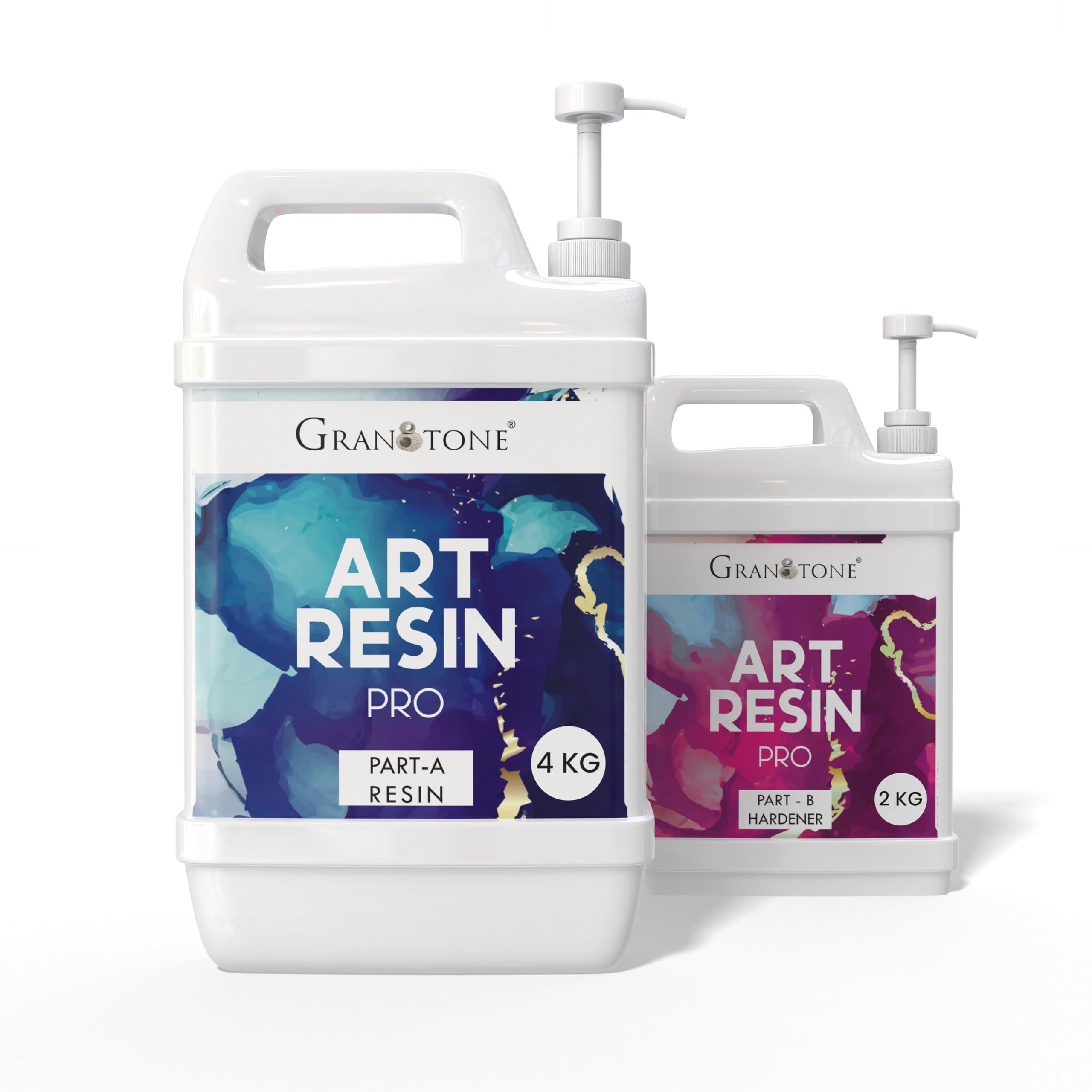 GRANOTONE Crystal Clear 2:1 Epoxy Resin Art Kit 6kg